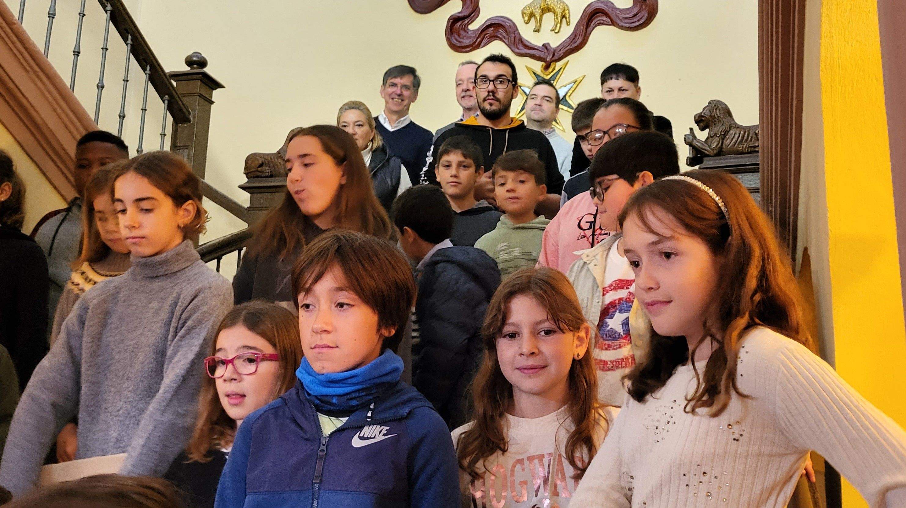 Miembros del Consejo de la Ciudad de las Niñas y los Niños de Huesca.