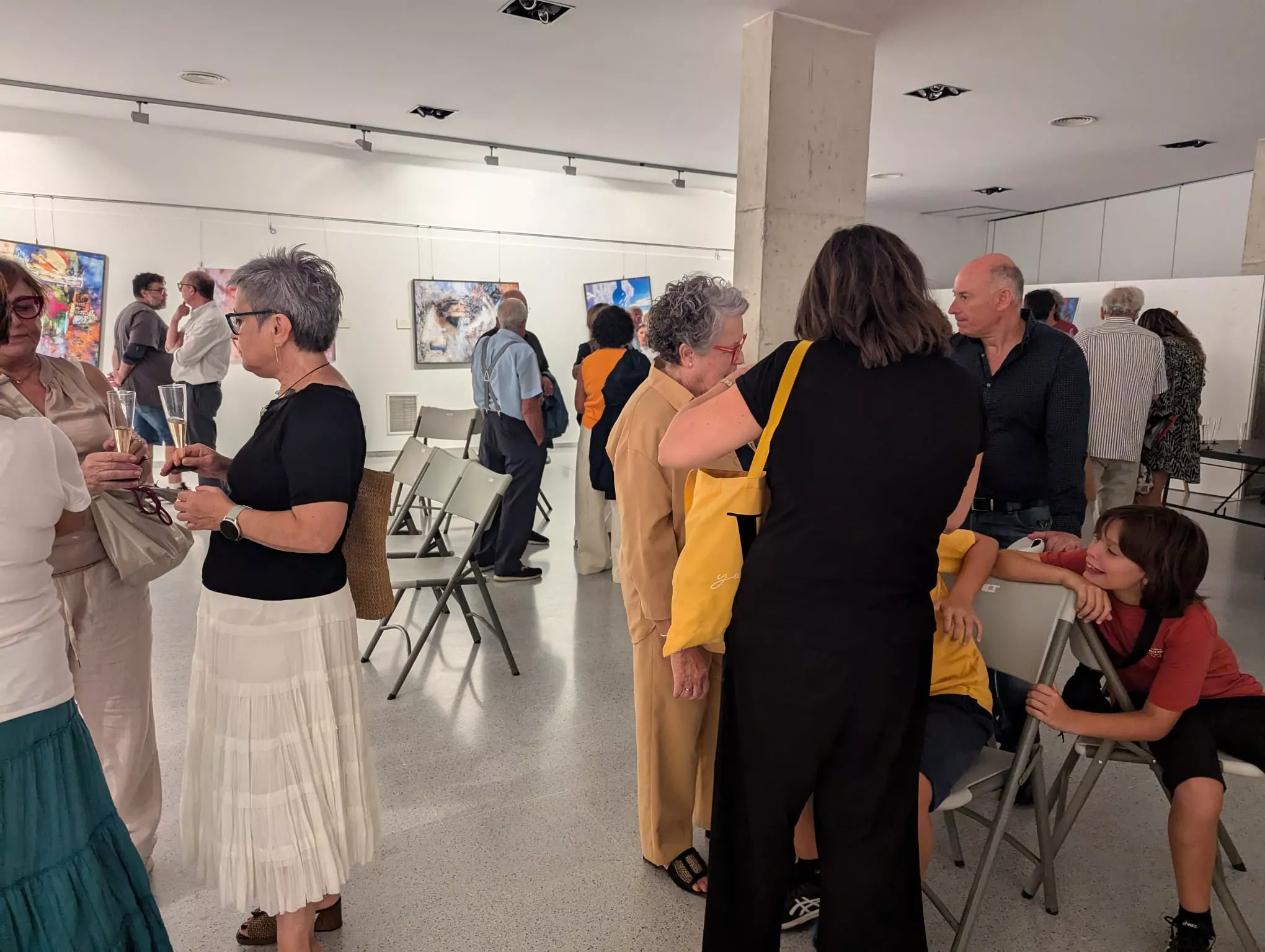 Exposición de Gloria Jubero en Binéfar 