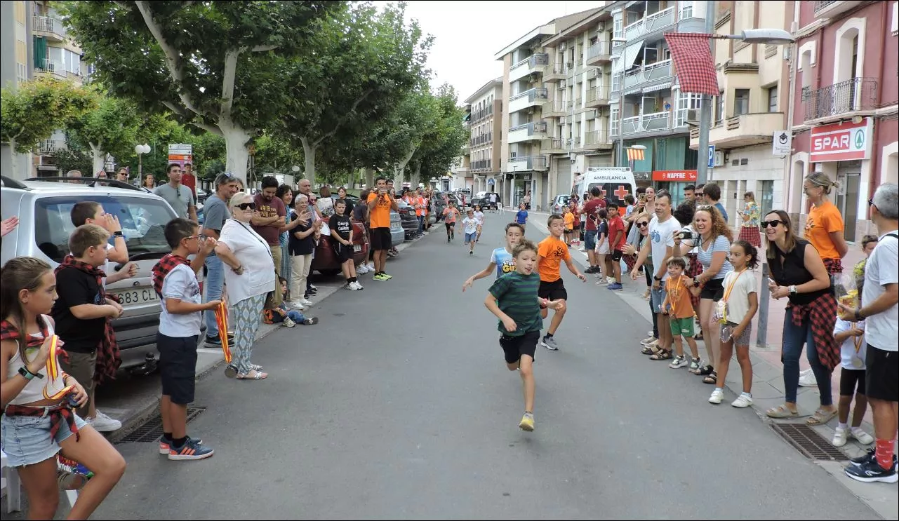 Llegada de los niños y niñas de 8 y 9 años