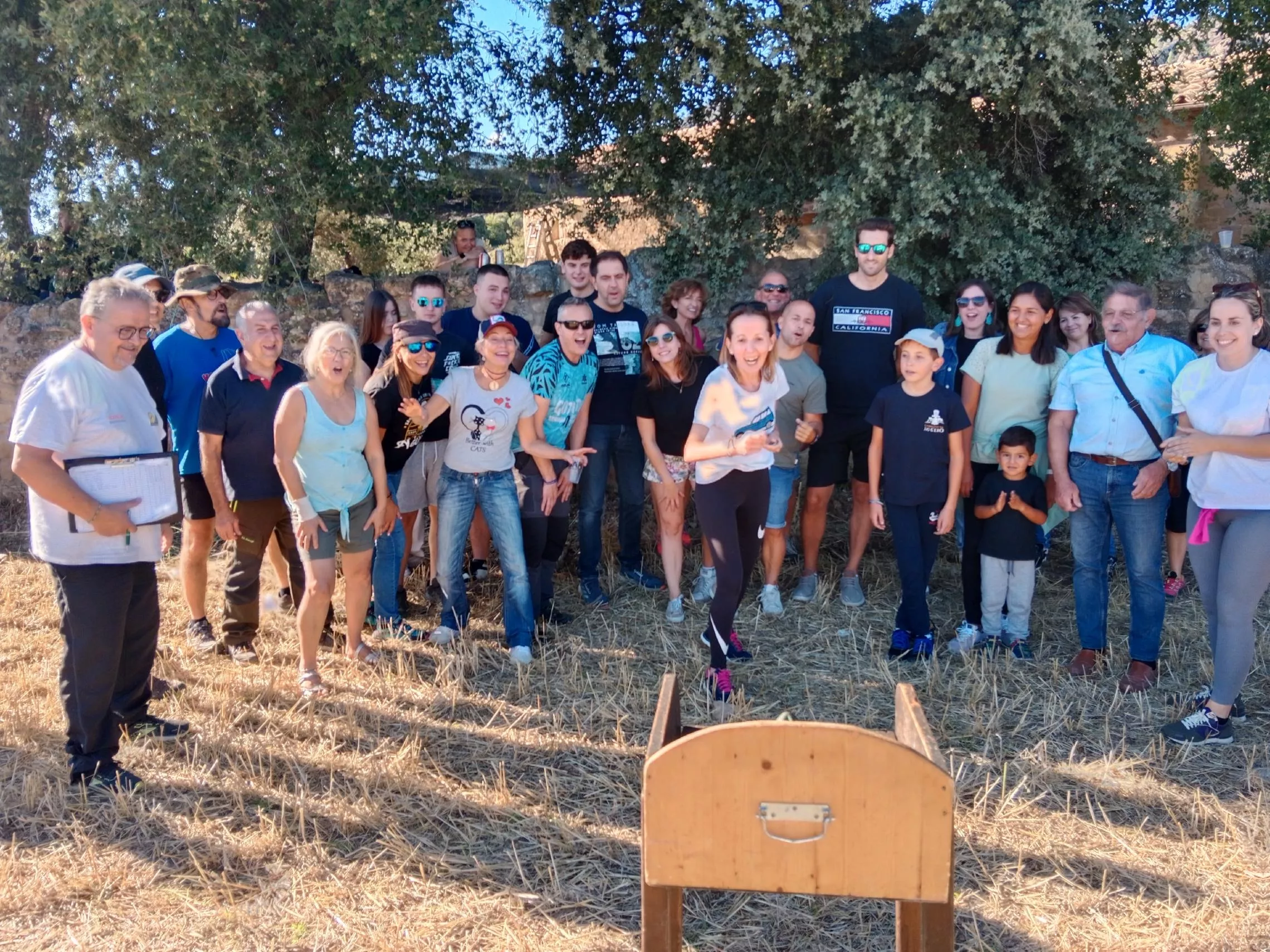 Juego de la rana en Agüero. 