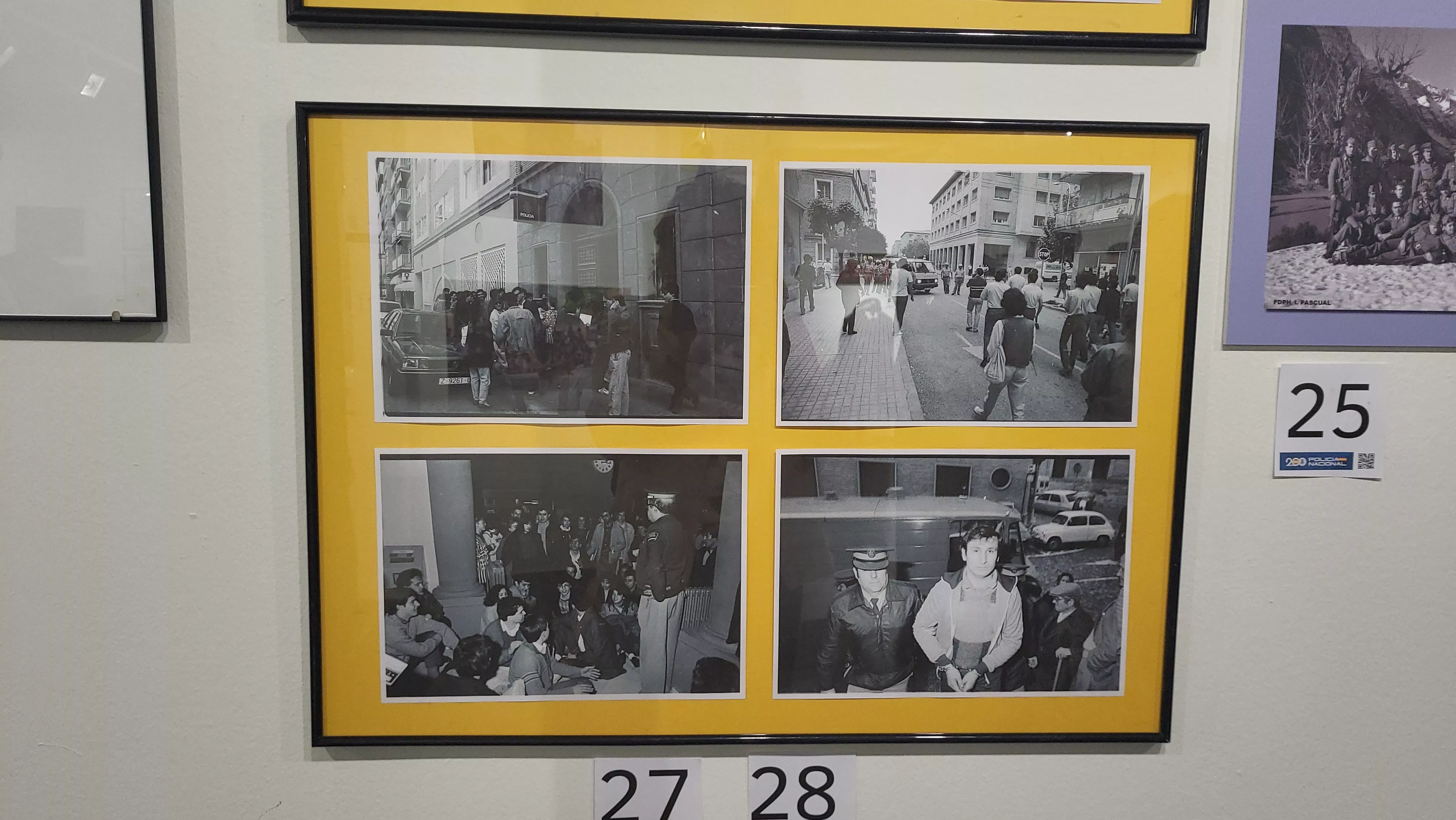 Inauguración en Huesca de la exposición “200 años de la Policía Nacional”. Foto Mercedes Manterola