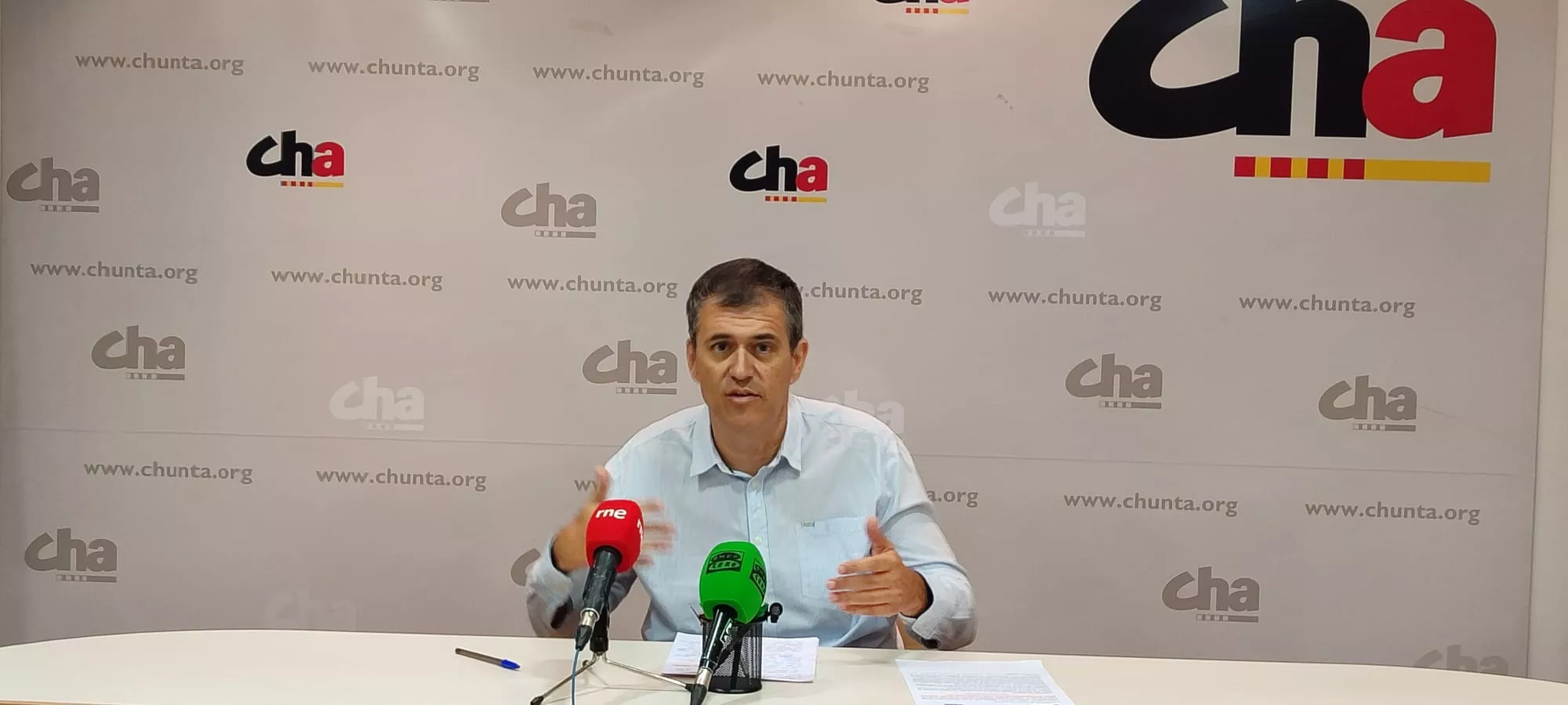 Joaquín Palacín, presidente de CHA y diputado