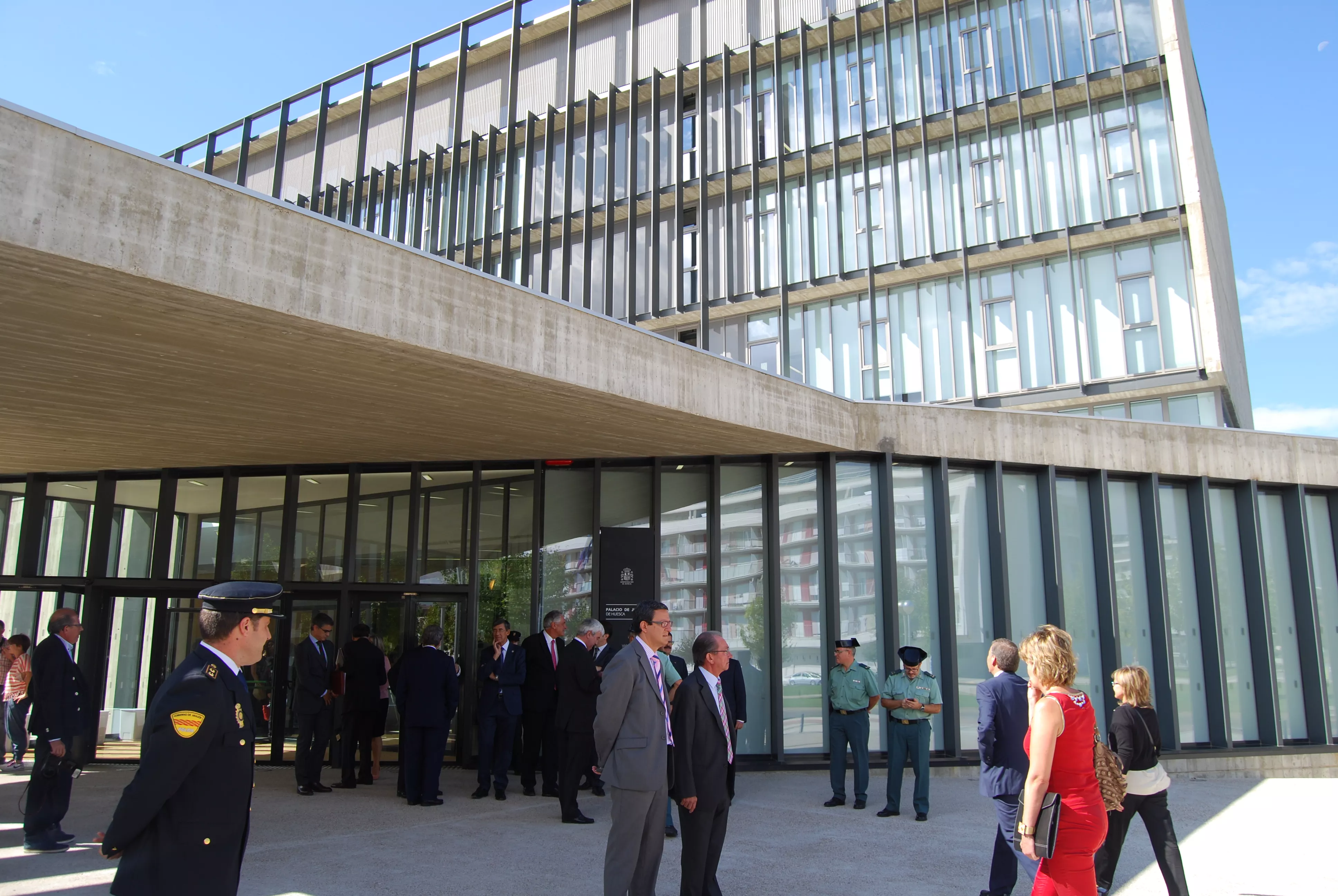 Inauguración del Palacio de Justicia