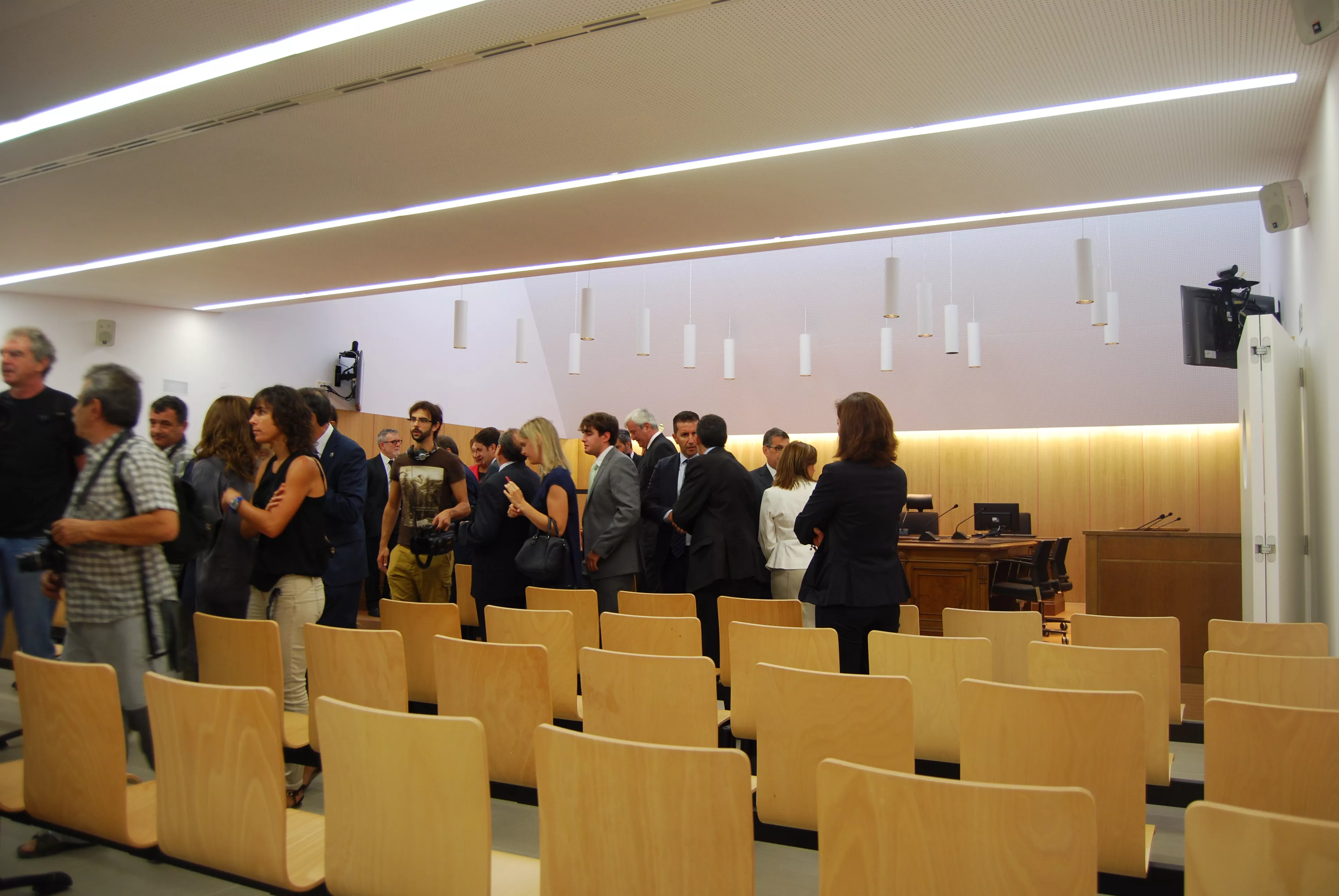 Inauguración del Palacio de Justicia