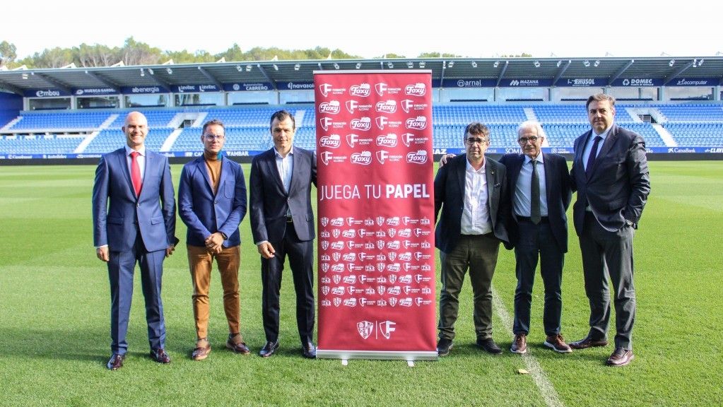 Responsables de la Fundación Alcoraz y de ICT en El Alcoraz