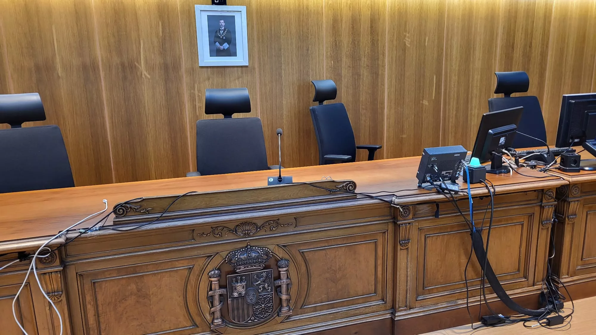 El Palacio de Justicia en la actualidad