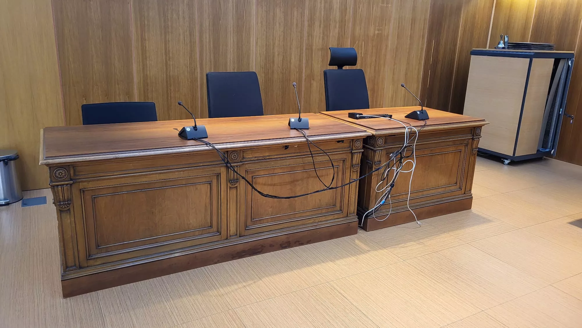 El Palacio de Justicia en la actualidad