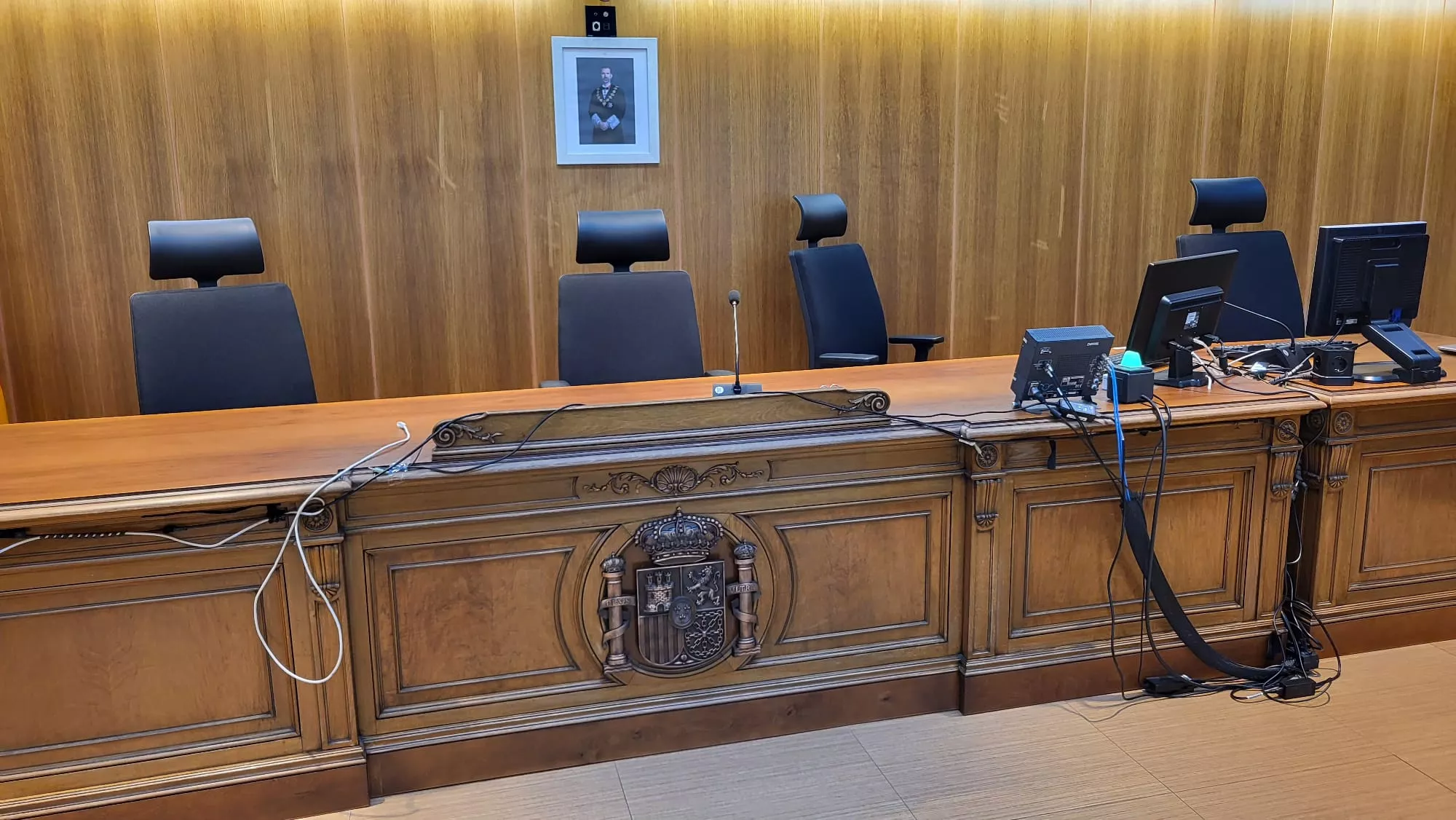 El Palacio de Justicia en la actualidad