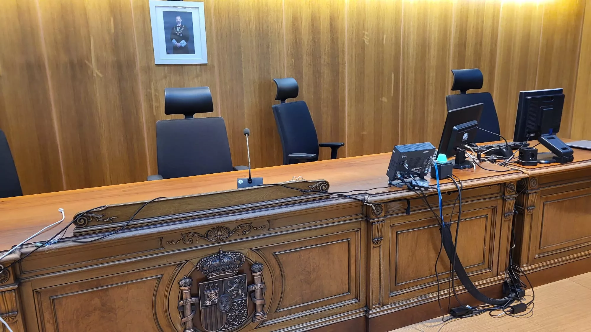 El Palacio de Justicia en la actualidad