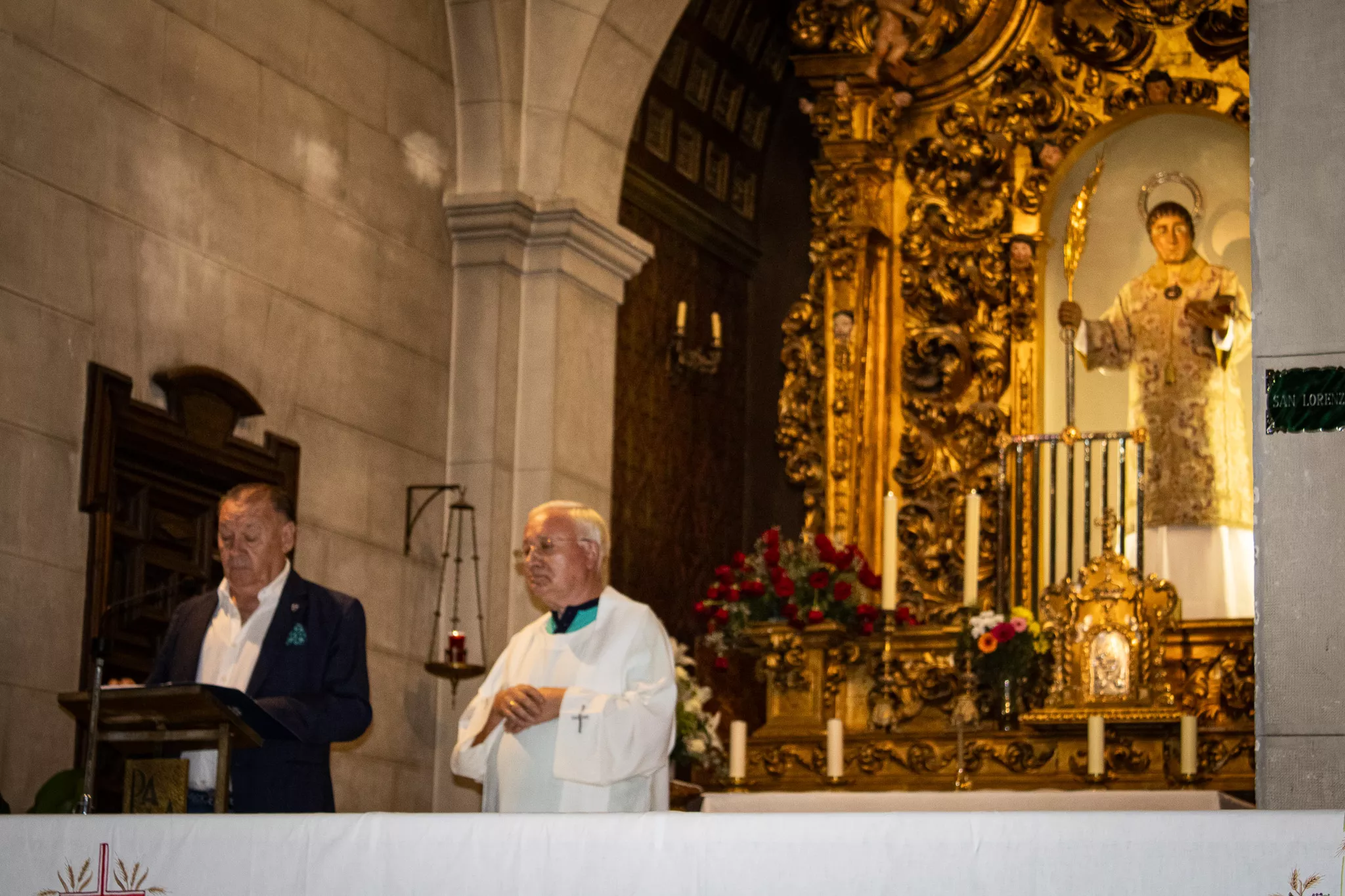 Ofrenda de San Lorenzo a la SD Huesca. Foto SD Huesca