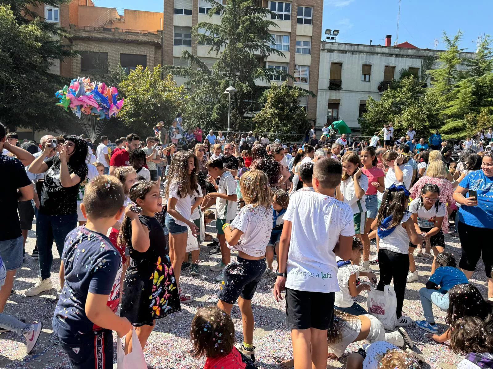 Arranque infantil de las fiestas de Binéfar