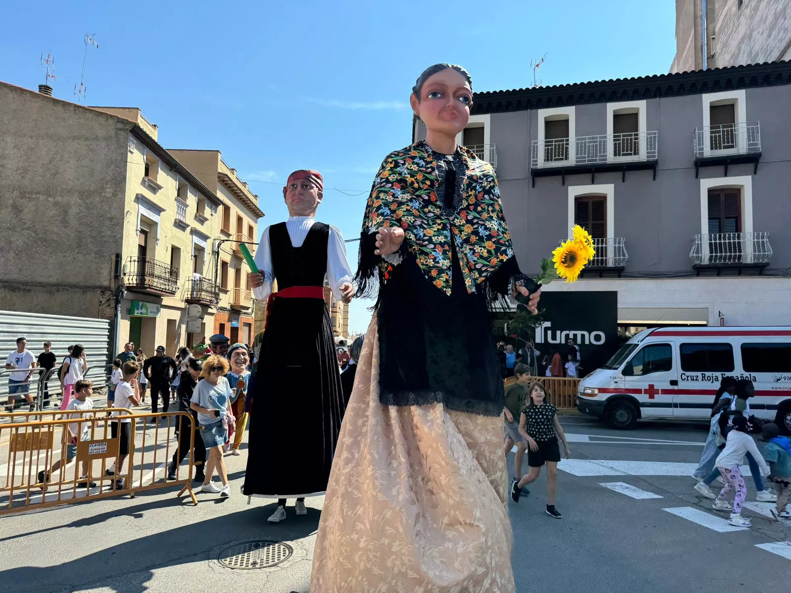 Arranque infantil de las fiestas de Binéfar