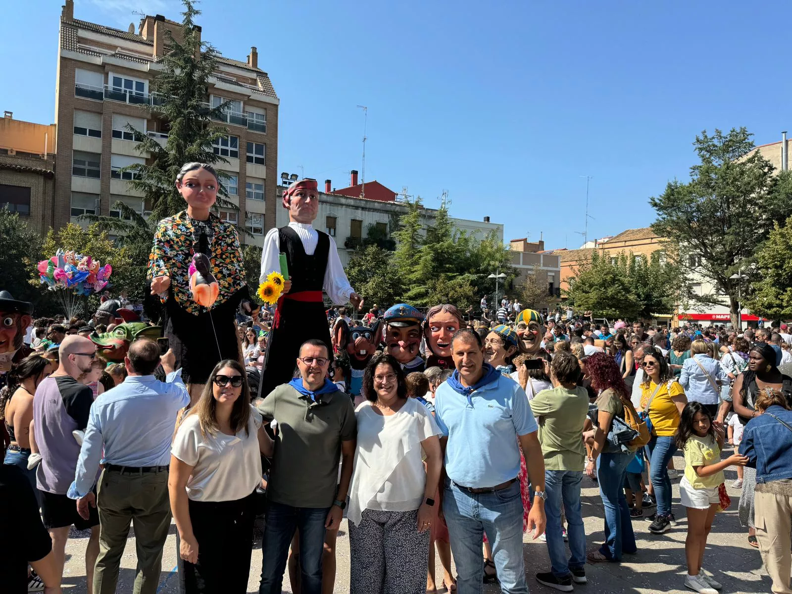 Arranque infantil de las fiestas de Binéfar