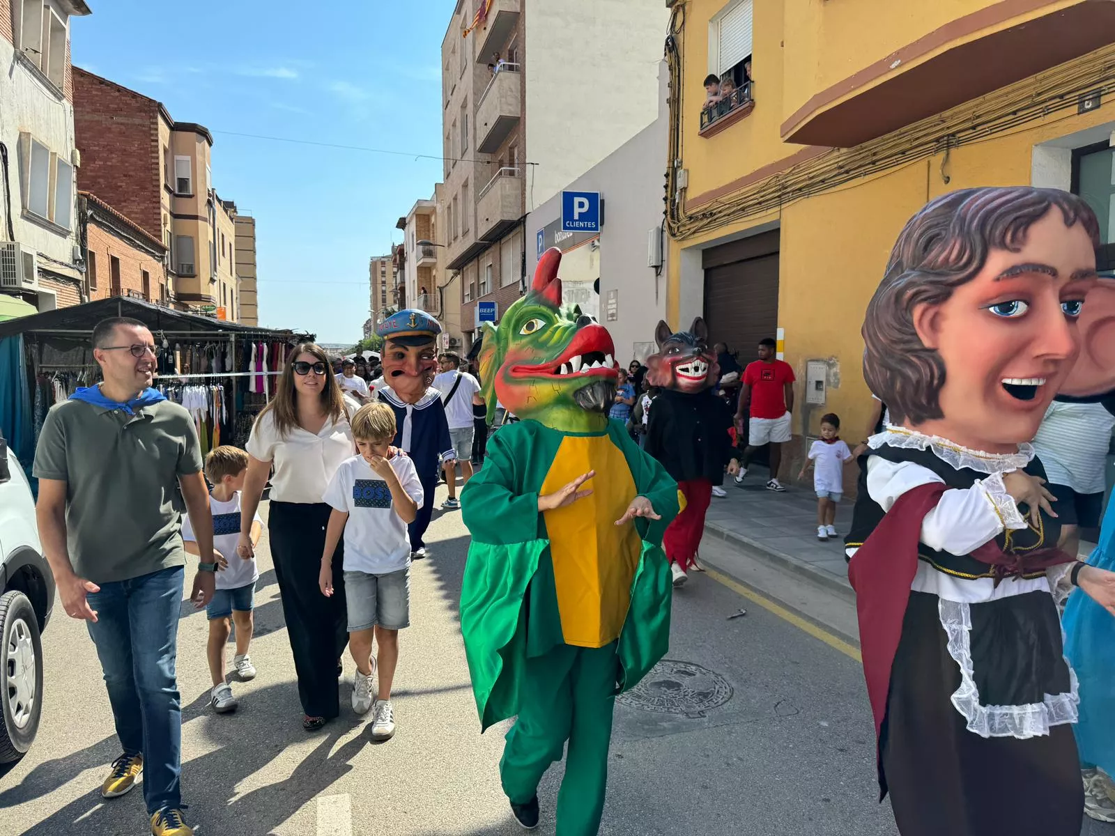 Arranque infantil de las fiestas de Binéfar