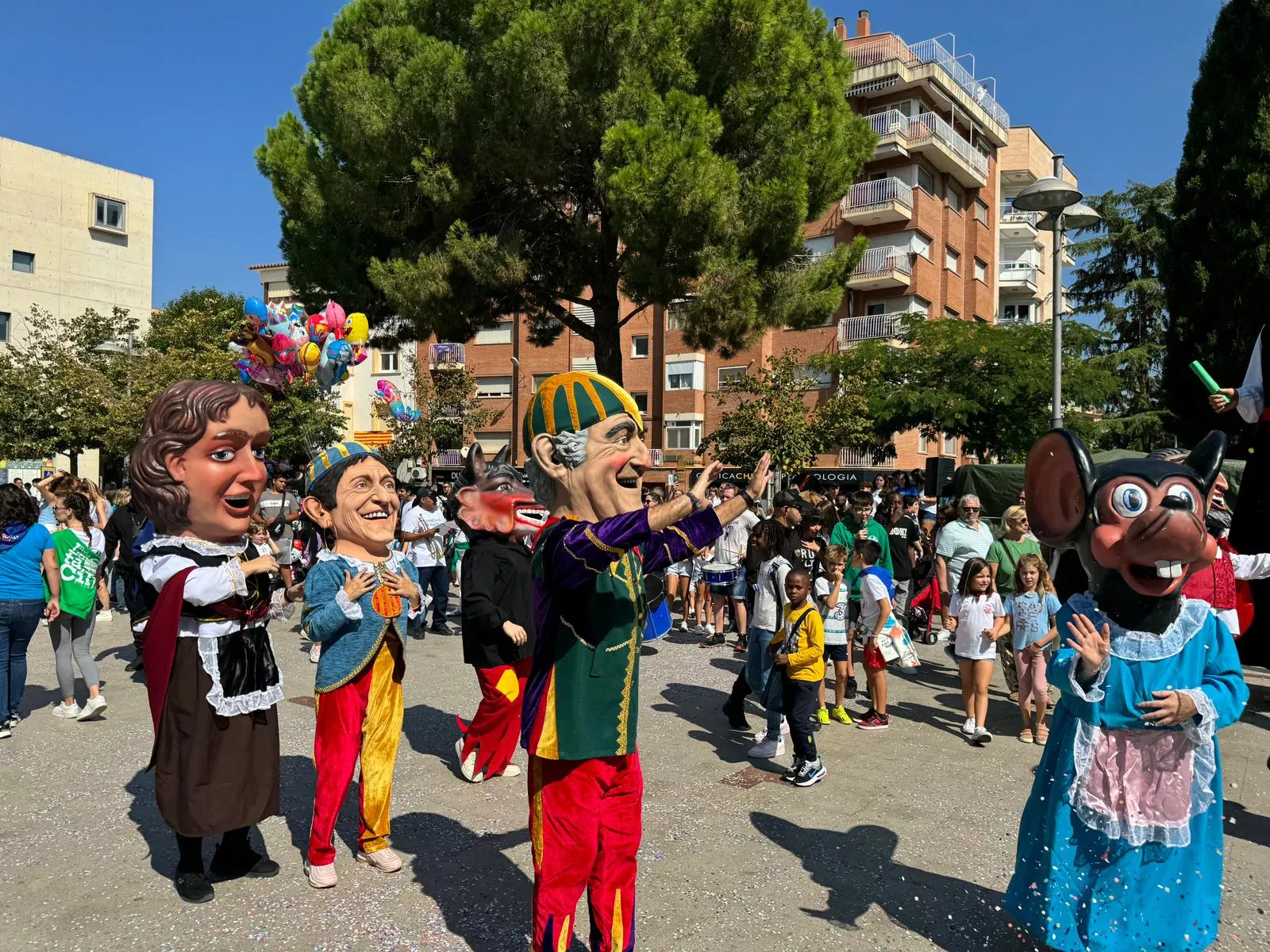 Arranque infantil de las fiestas de Binéfar