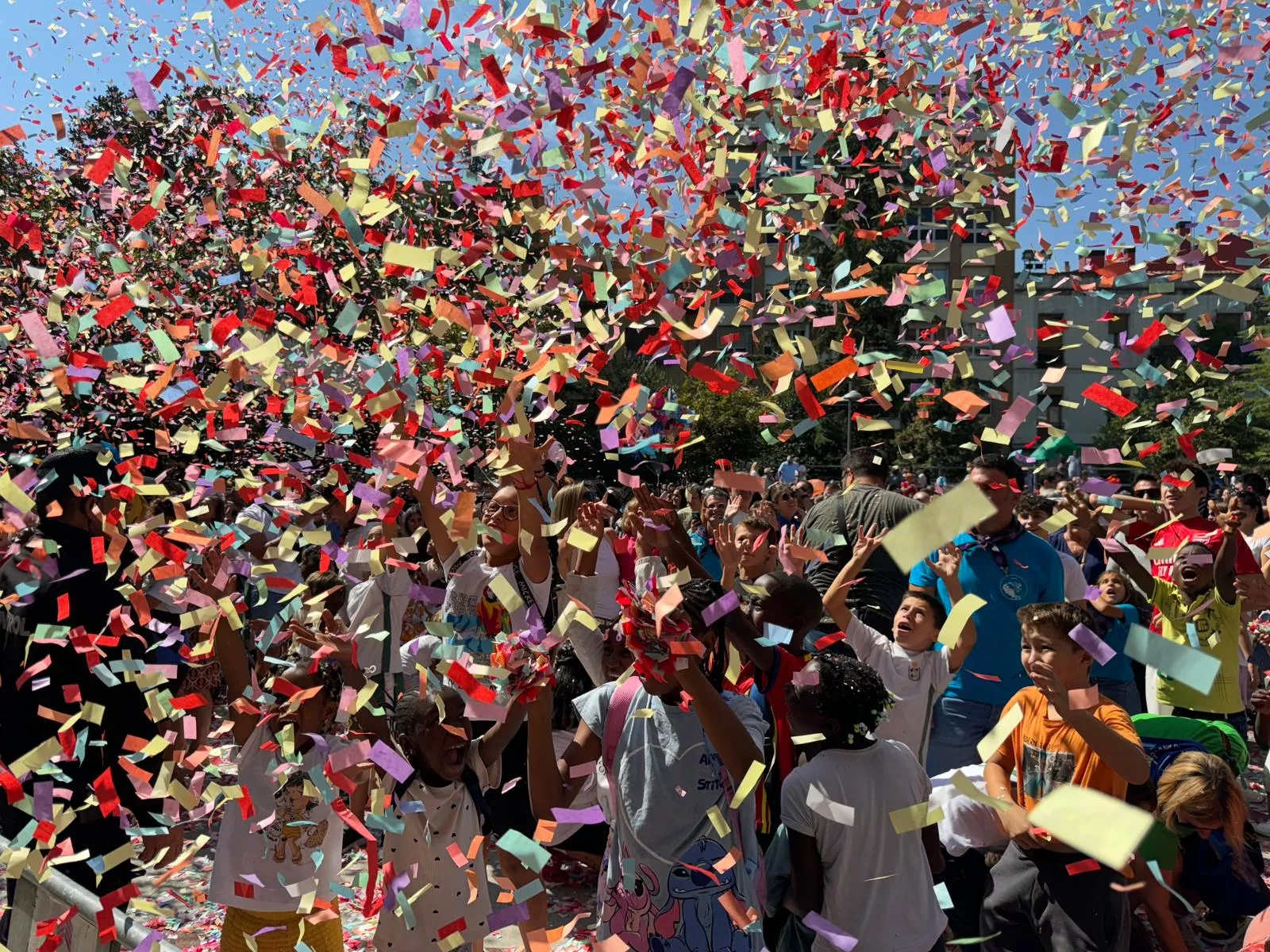 Arranque infantil de las fiestas de Binéfar