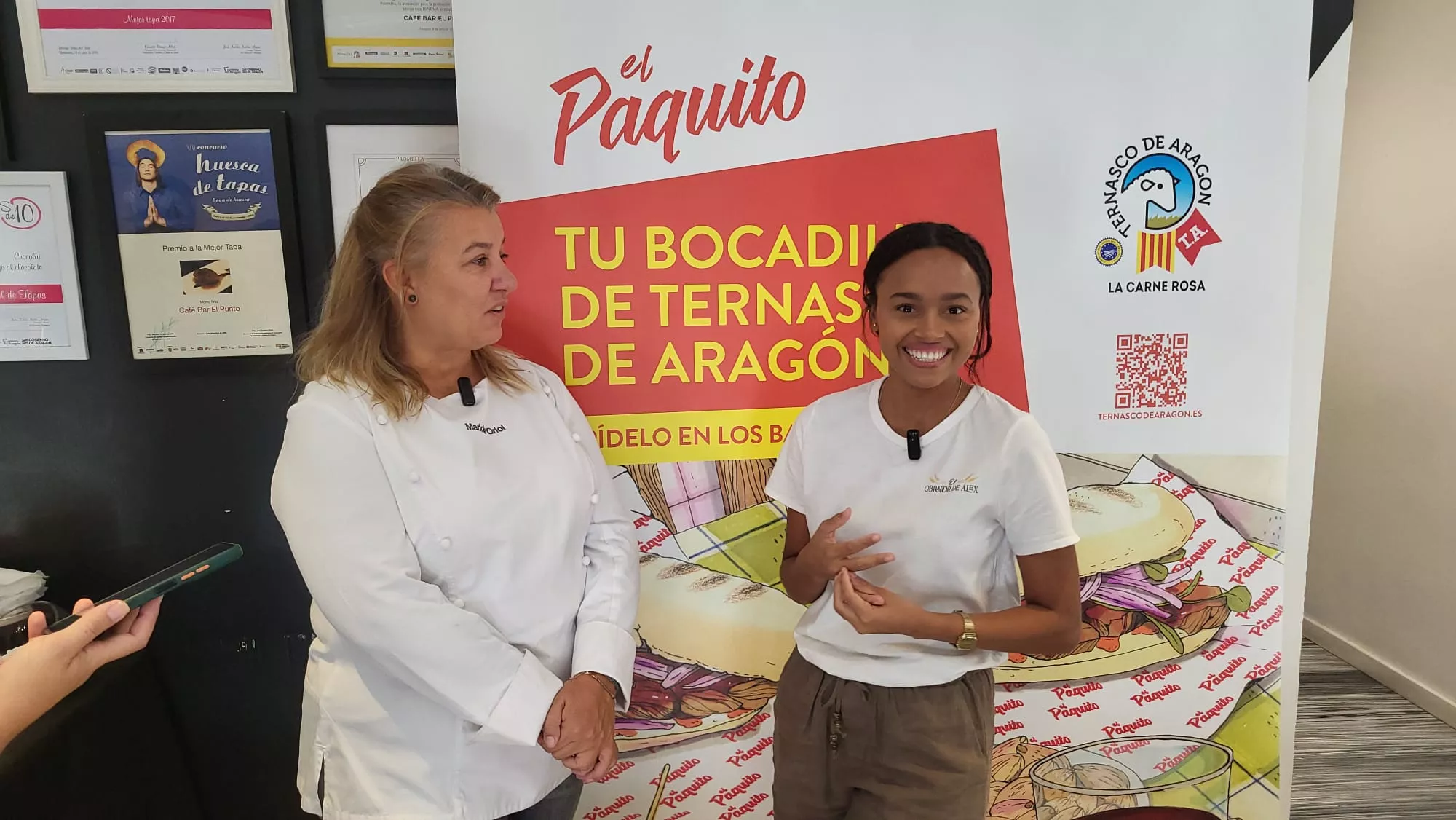 Inauguración de la Ruta del Paquito de Ternasco de Aragón en El Punto de Huesca