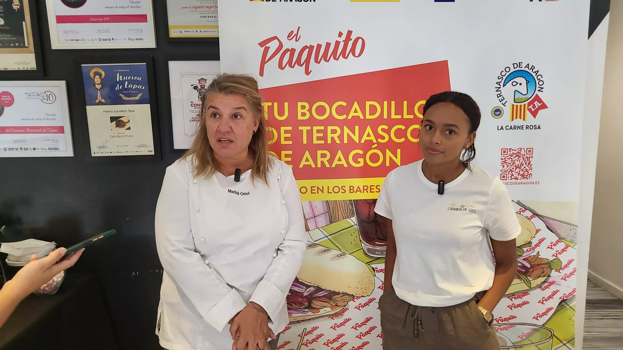 Inauguración de la Ruta del Paquito de Ternasco de Aragón en El Punto de Huesca