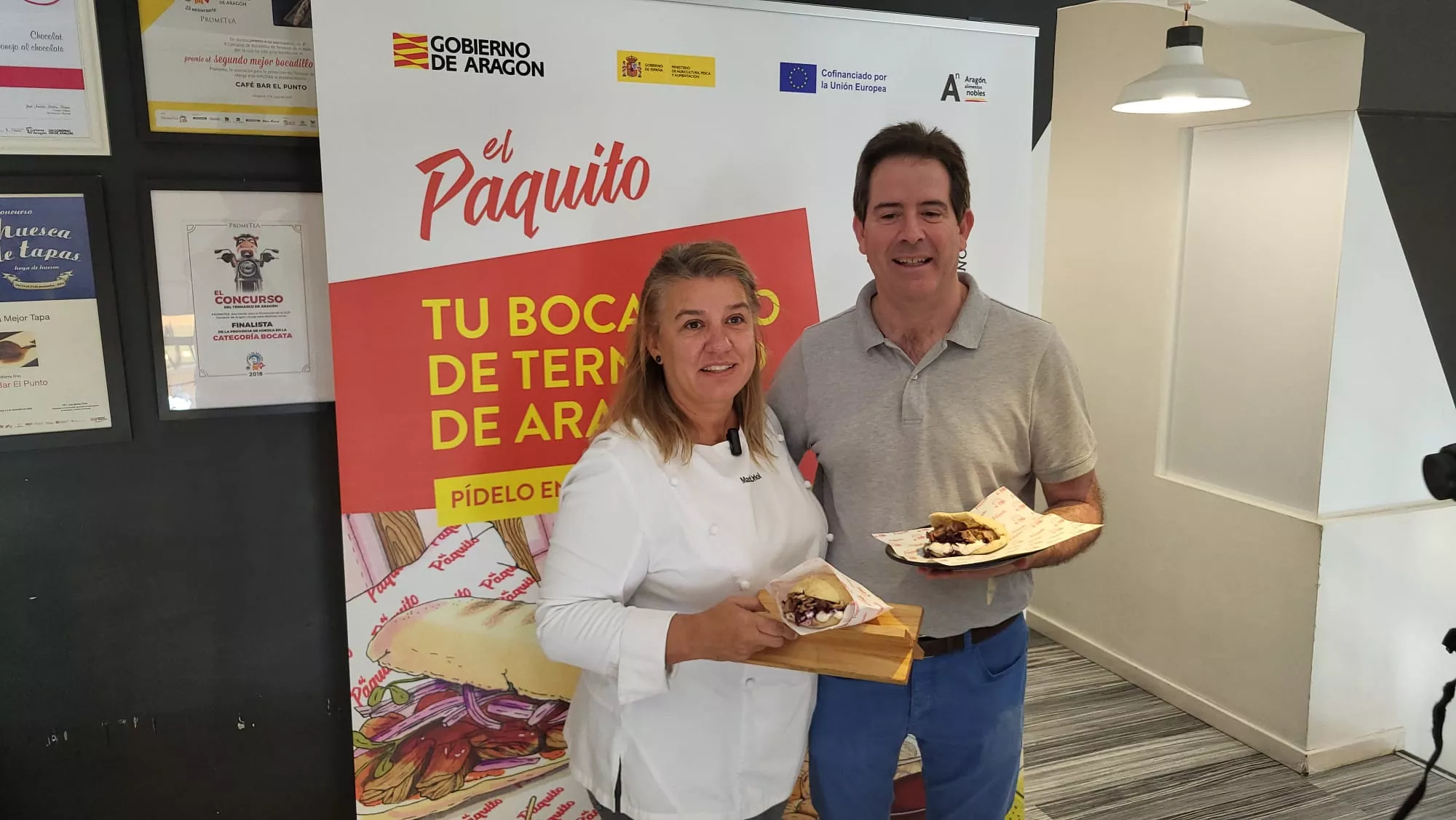 Inauguración de la Ruta del Paquito de Ternasco de Aragón en El Punto de Huesca