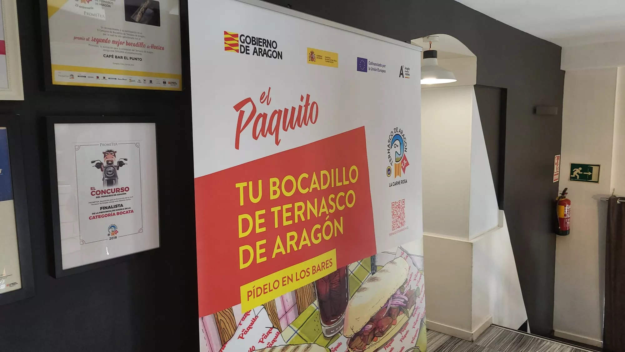 Inauguración de la Ruta del Paquito de Ternasco de Aragón en El Punto de Huesca