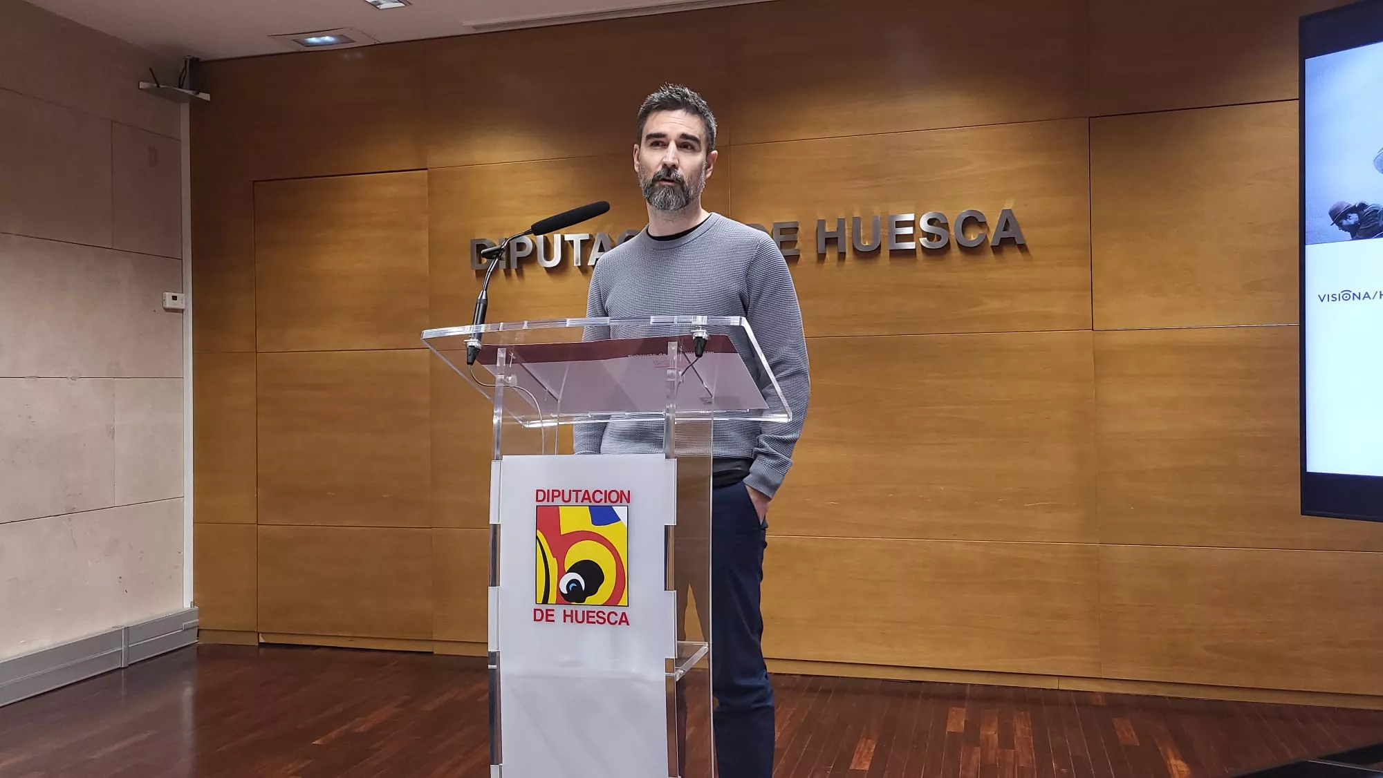 Presentación de Visiona en la Diputación de Huesca
