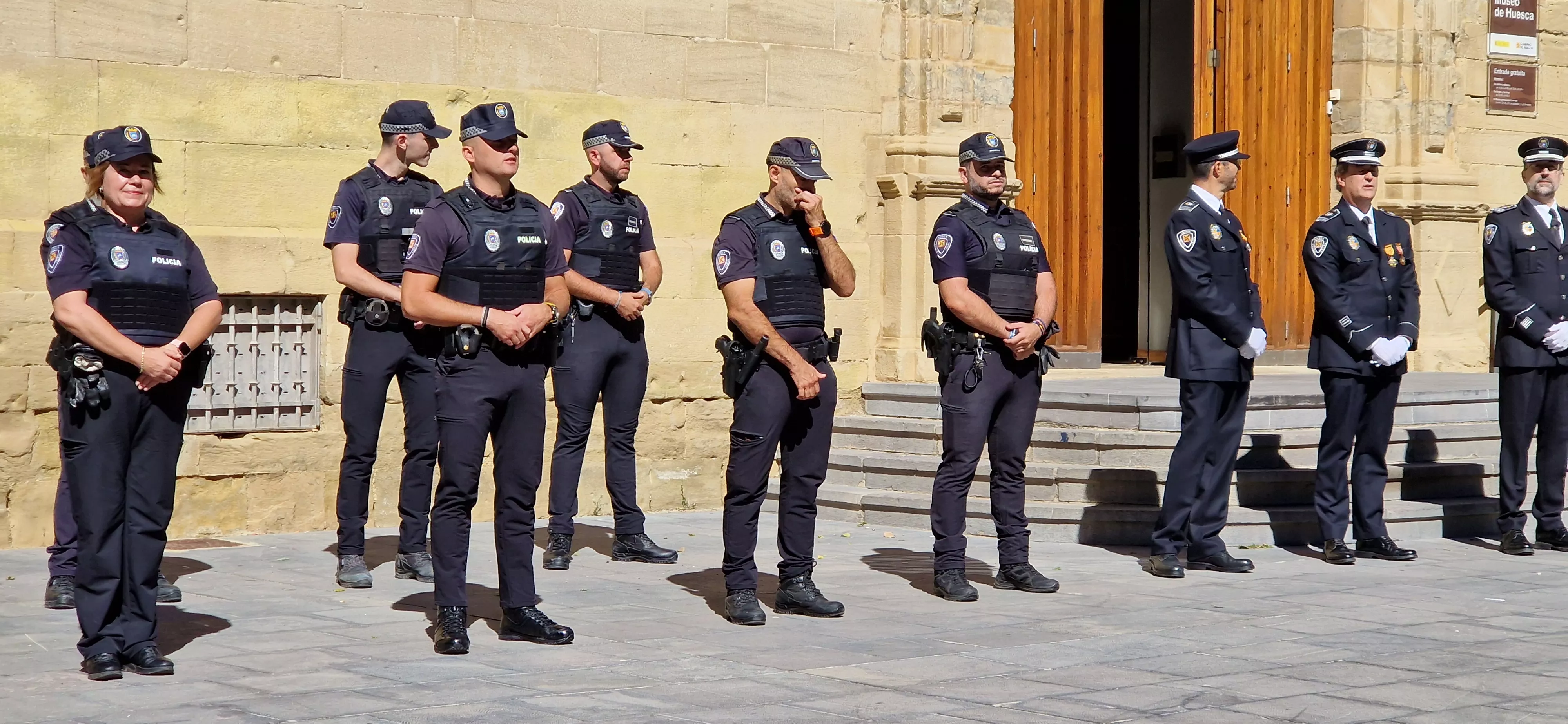  Fiesta de la Policía Local de Huesca 2024. Foto Myriam Martínez 