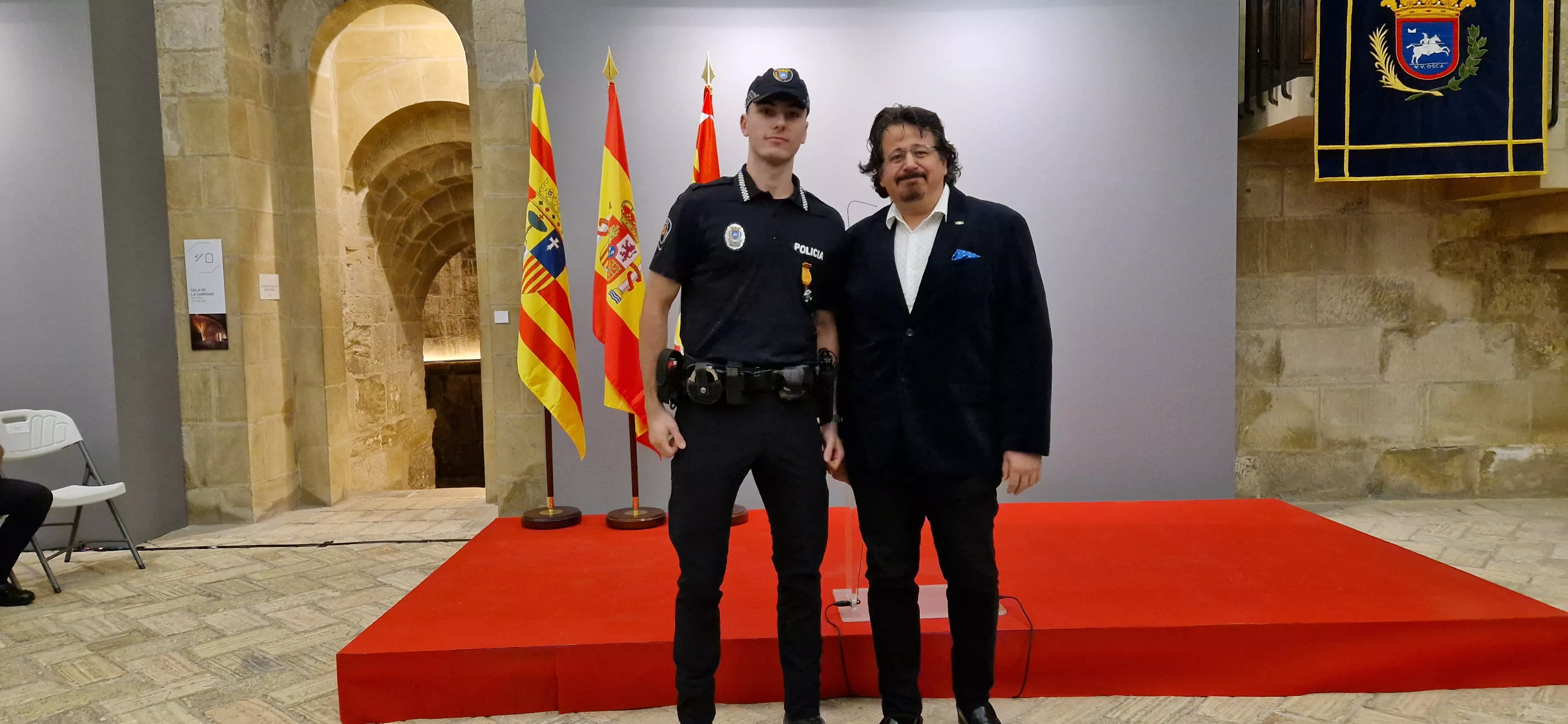 Santiago Nuin Esteban y José Luis Rubió. Foto Myriam Martínez 