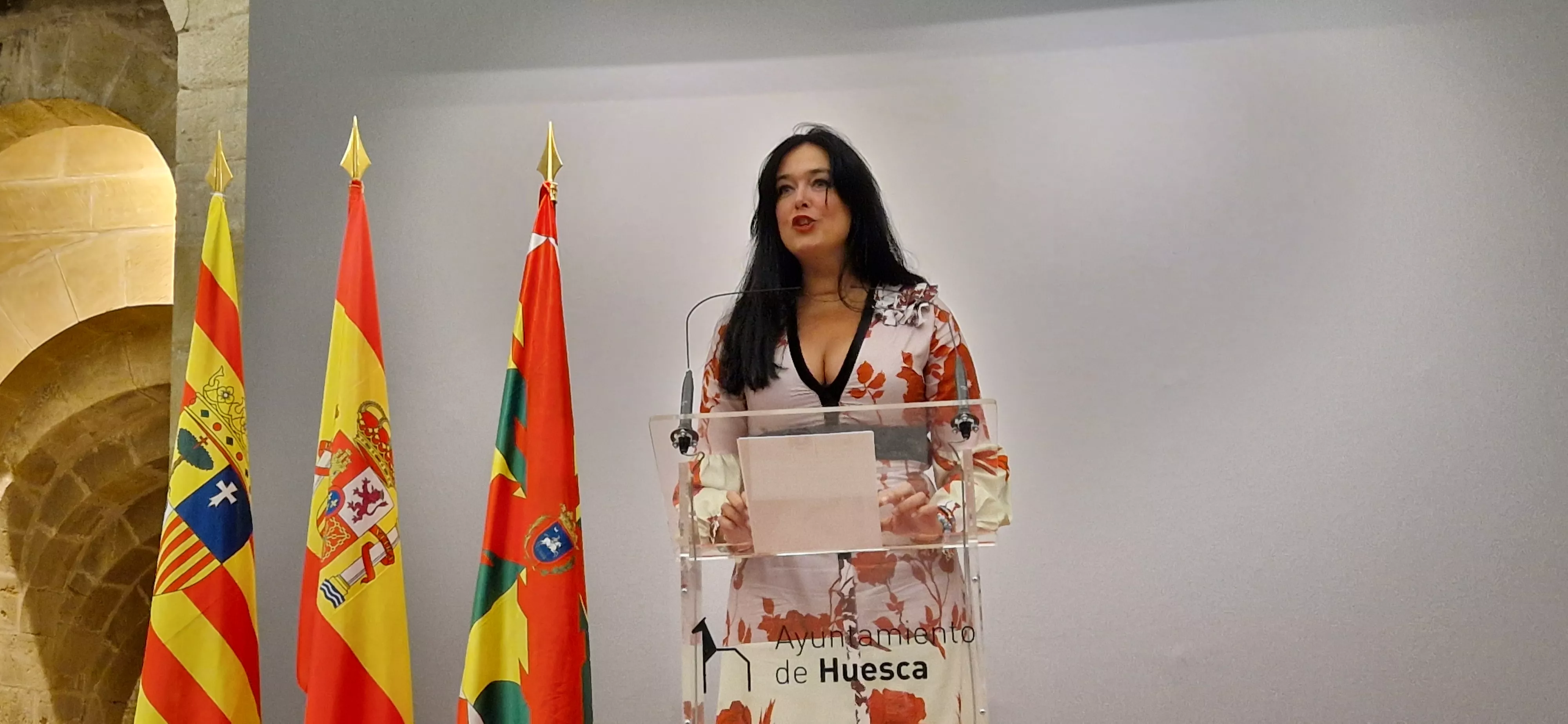 La alcaldesa de Huesca, Lorena Orduna. Foto Myriam Martínez 