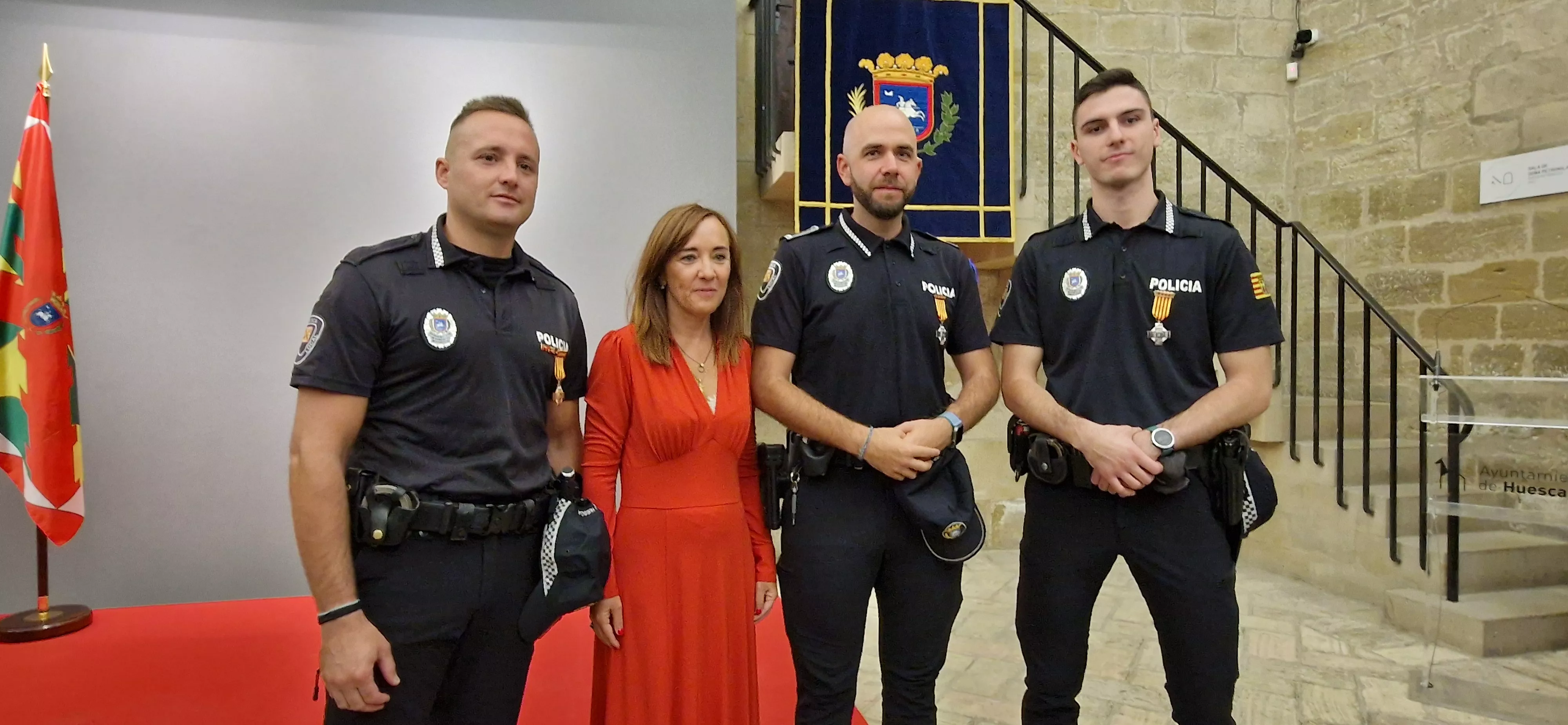  Fiesta de la Policía Local de Huesca 2024. Foto Myriam Martínez 