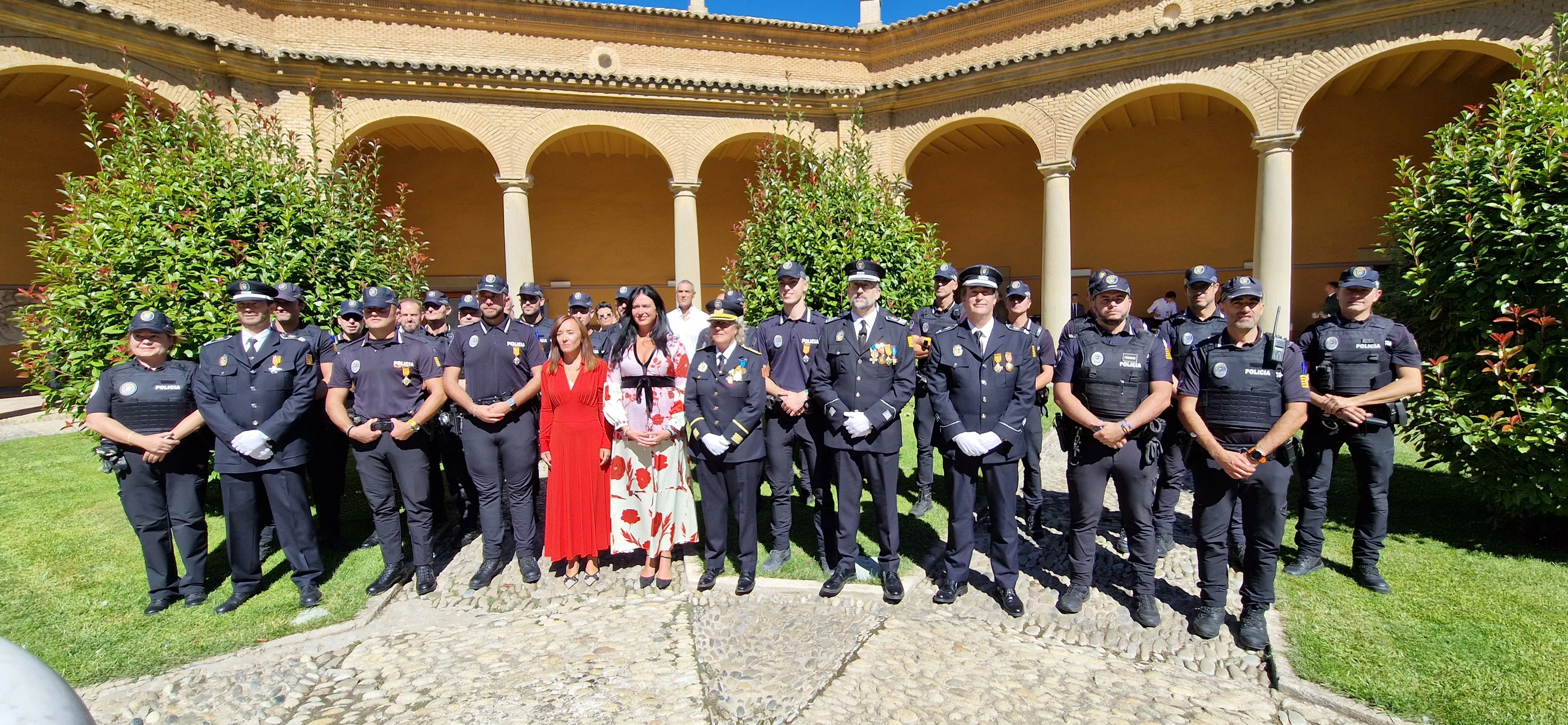 Fiesta de la Policía Local de Huesca 2024. Foto Myriam Martínez
