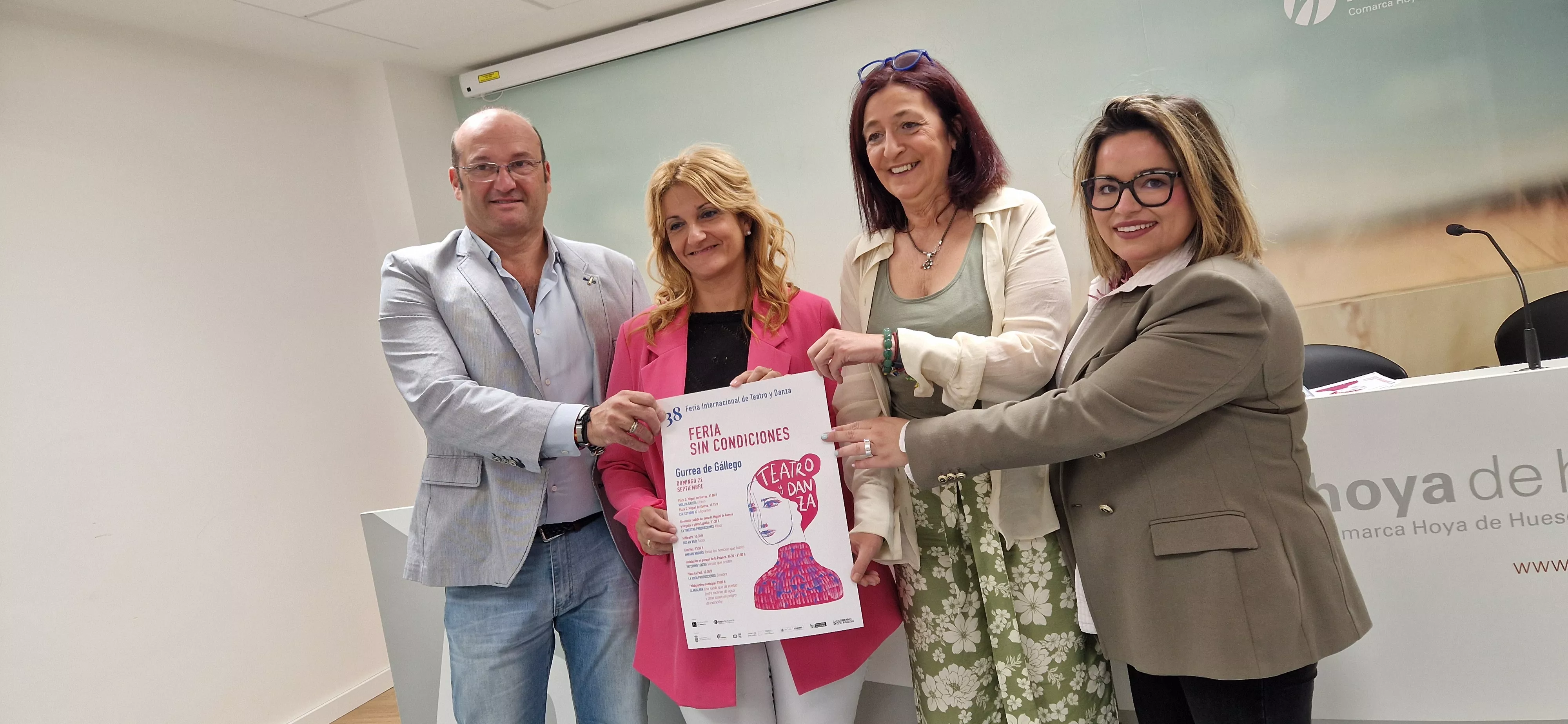 Miguel Torres, Ana Irigoyen, Susana Magán y Sonia Latre. Foto Myriam Martínez