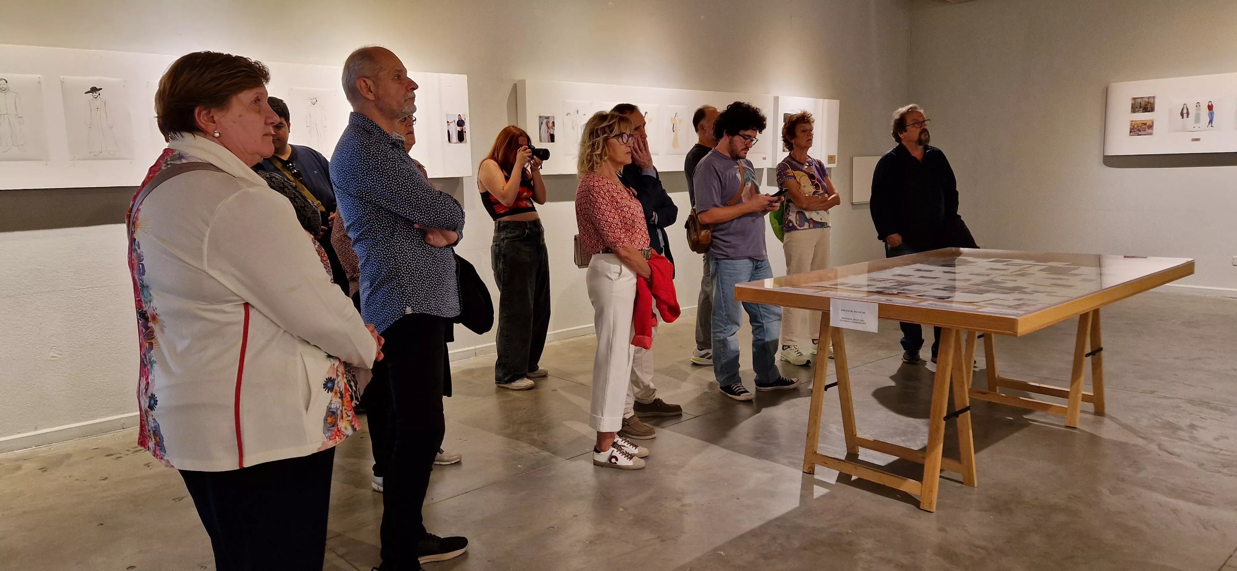 Inauguración de la exposición "Figurines de cine". Foto Myriam Martínez