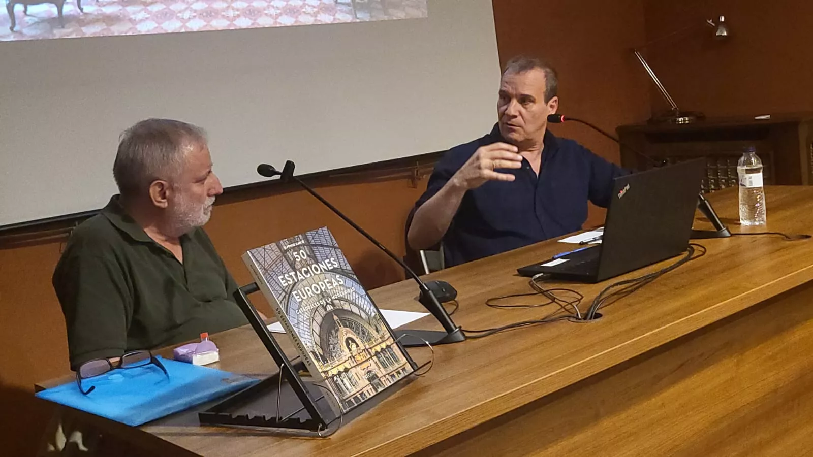 Presentación del libro 50 Estaciones Europeas, Catedrales de la modernidad de Alfonso Marco