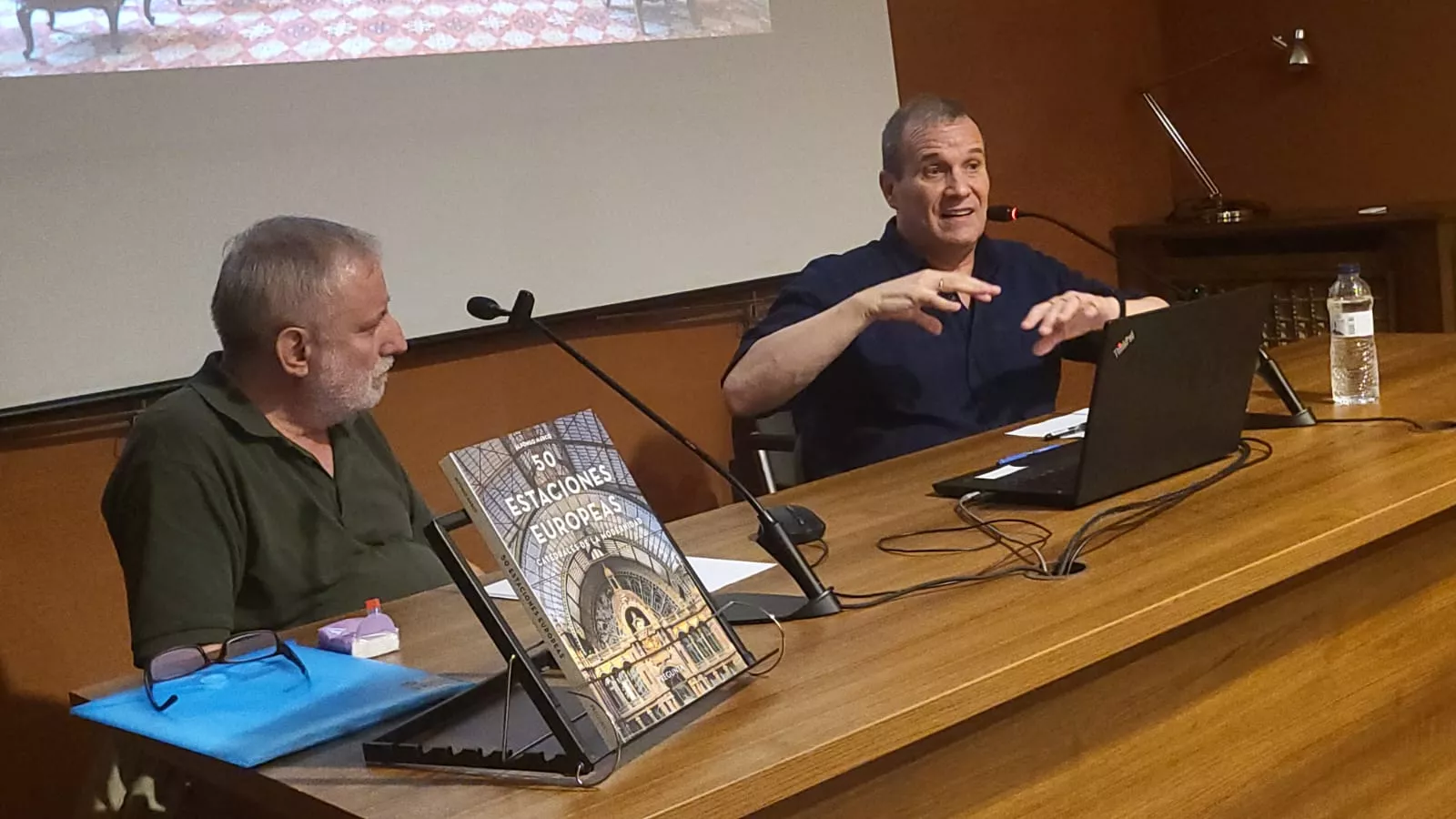 Presentación del libro 50 Estaciones Europeas, Catedrales de la modernidad de Alfonso Marco