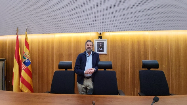Santiago Serena recuerda el cambio de sede de los órganos judiciales en Huesca. Santiago Serena recuerda el cambio de sede de los órganos judiciales en Huesca.