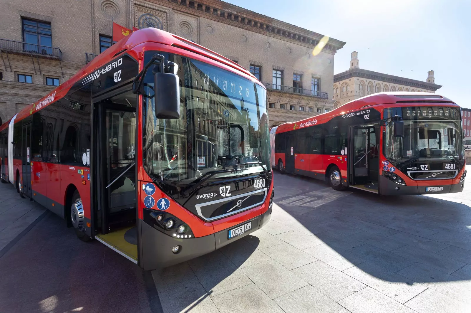 Autobuses urbanos de Zaragoza. Foto Ayuntamiento de Zaragoza