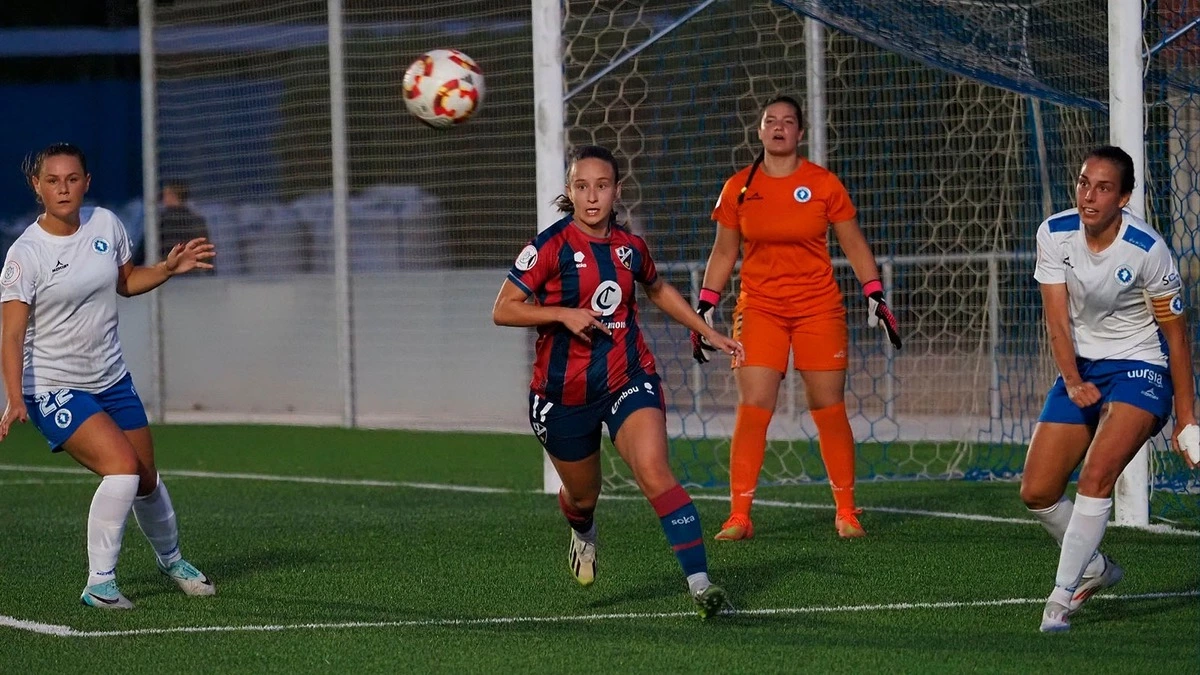Encuentro del Huesca Femenino en la Base. Foto: SD Huesca