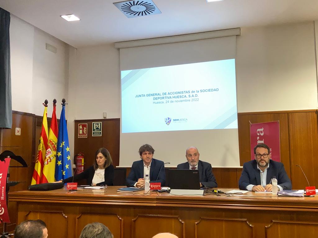 Última Junta General de Accionistas del Huesca. Foto: Adrián Mora Última Junta General de Accionistas del Huesca. Foto: Adrián Mora