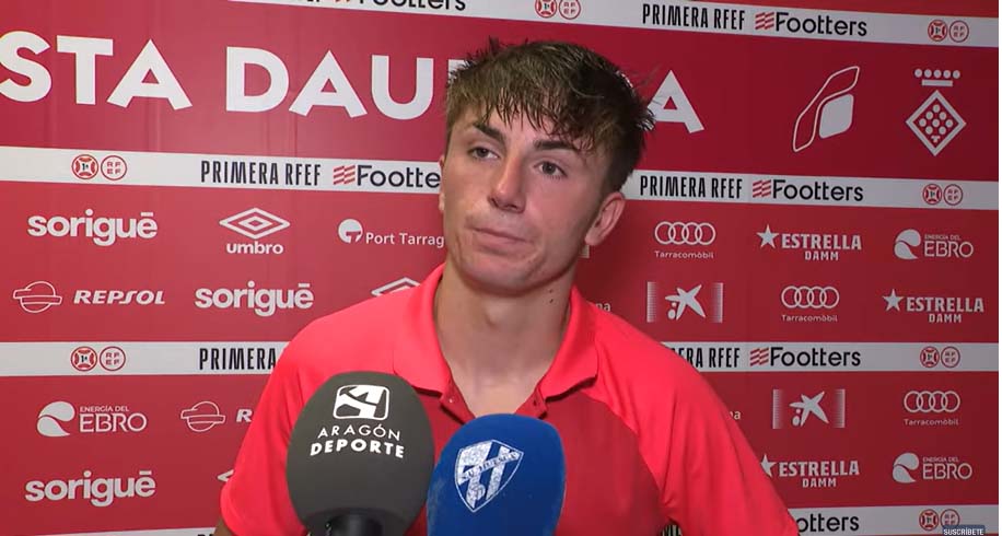 Manu Rico, jugador del Huesca