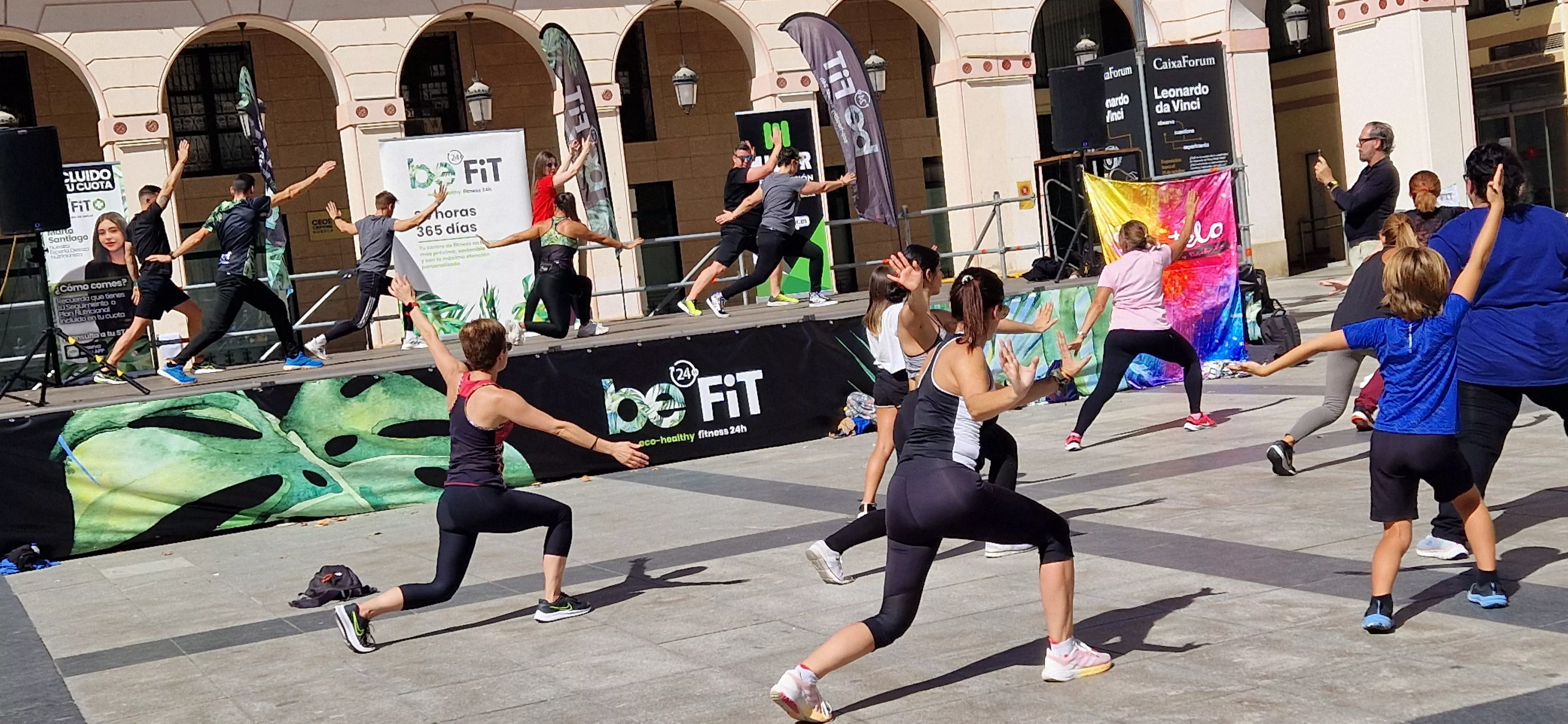 Actividad solidaria de Be25FIT en favor de Aspanoa. Foto Myriam Martínez