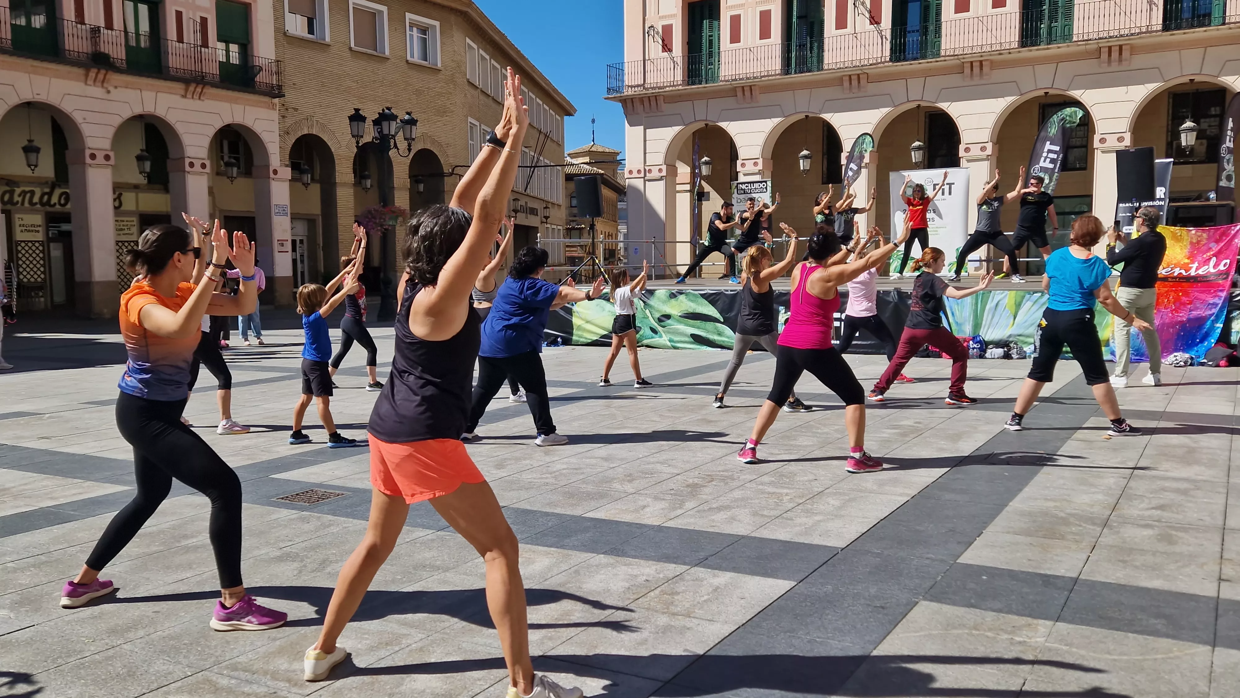 Actividad solidaria de Be25FIT en favor de Aspanoa. Foto Myriam Martínez