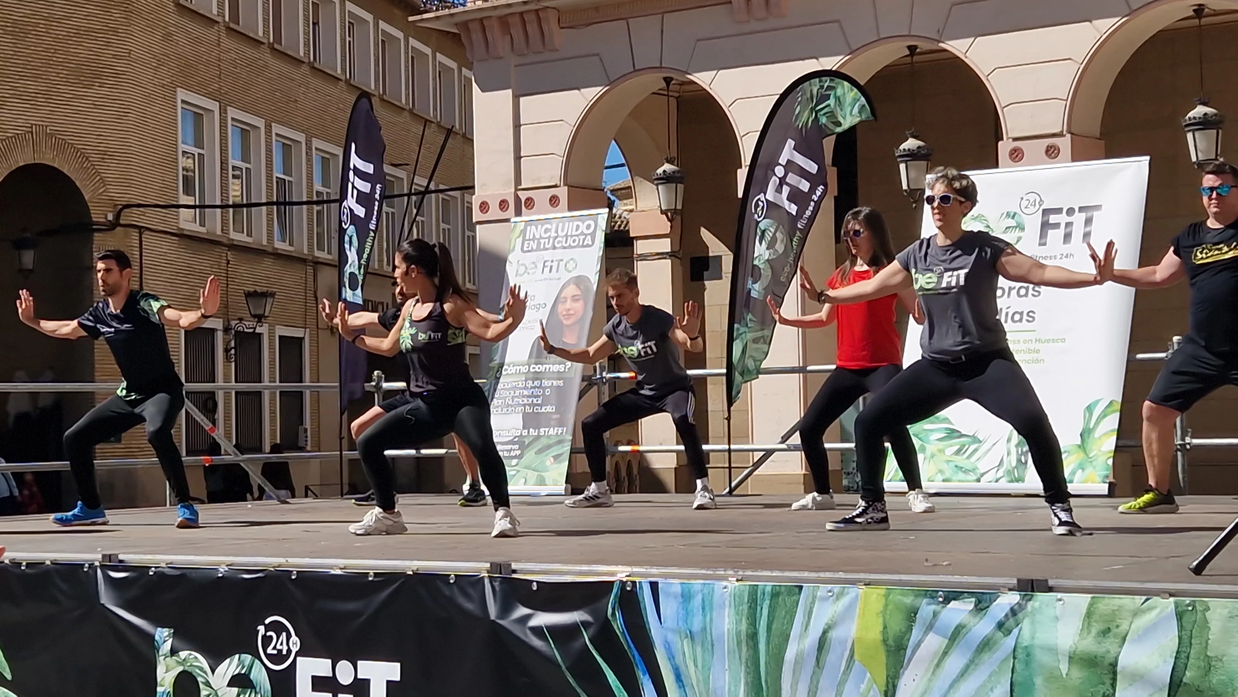 Actividad solidaria de Be25FIT en favor de Aspanoa. Foto Myriam Martínez