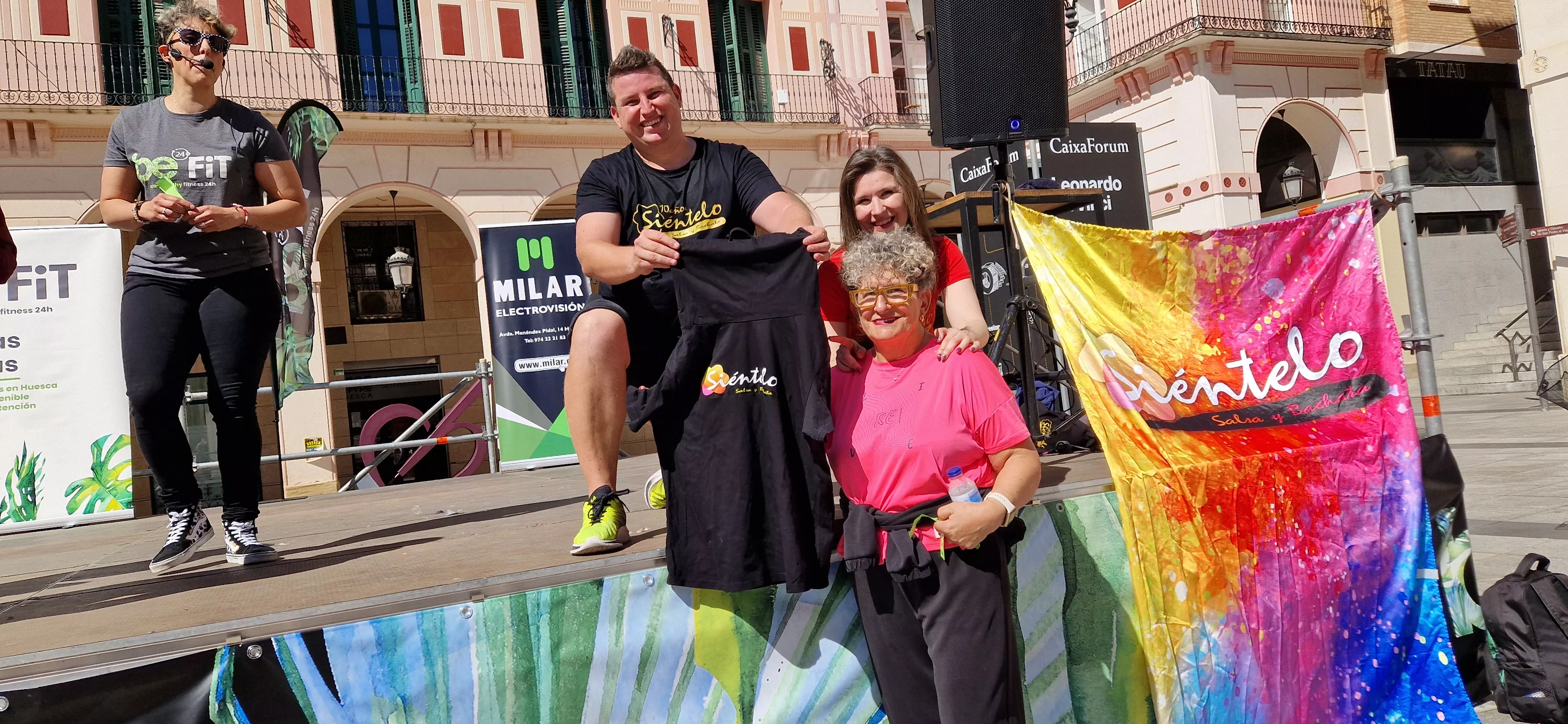 Actividad solidaria de Be25FIT en favor de Aspanoa. Foto Myriam Martínez