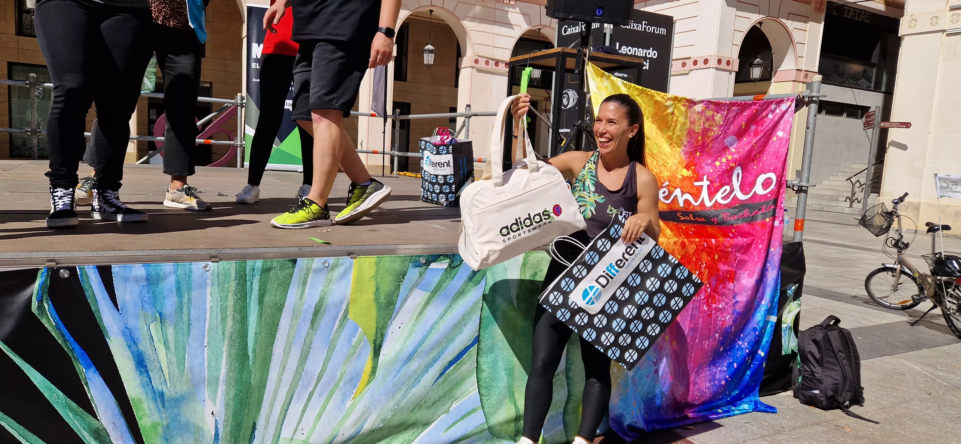 Actividad solidaria de Be25FIT en favor de Aspanoa. Foto Myriam Martínez