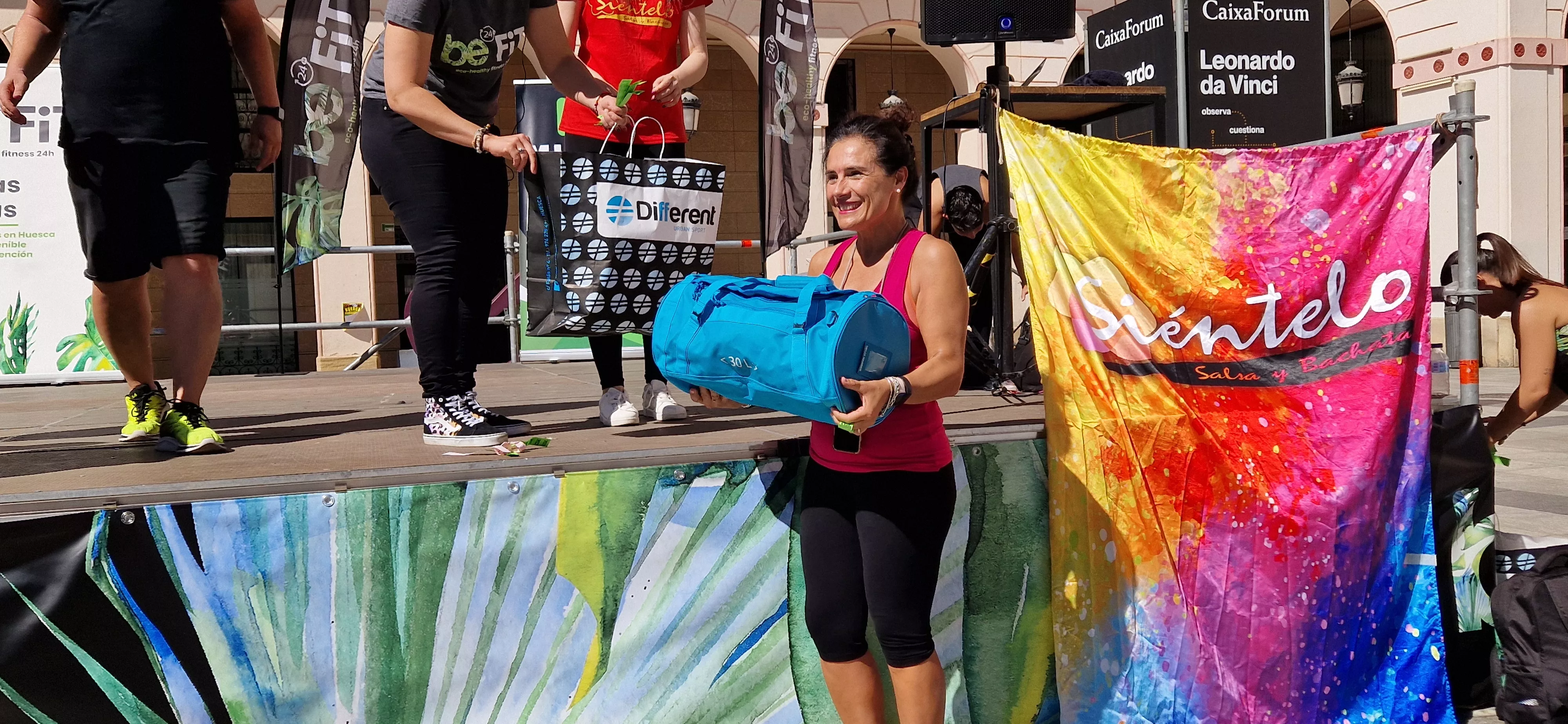 Actividad solidaria de Be25FIT en favor de Aspanoa. Foto Myriam Martínez