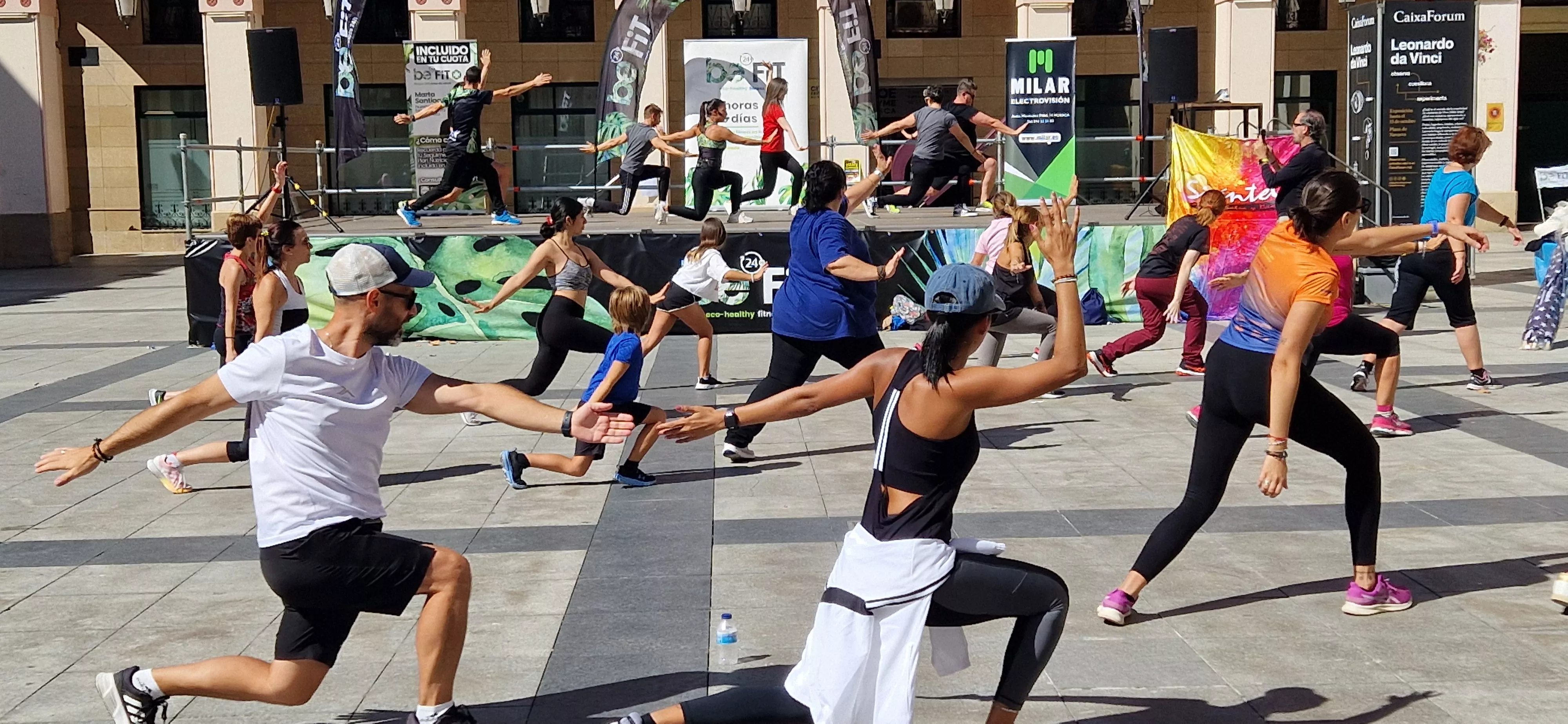 Actividad solidaria de Be25FIT en favor de Aspanoa. Foto Myriam Martínez