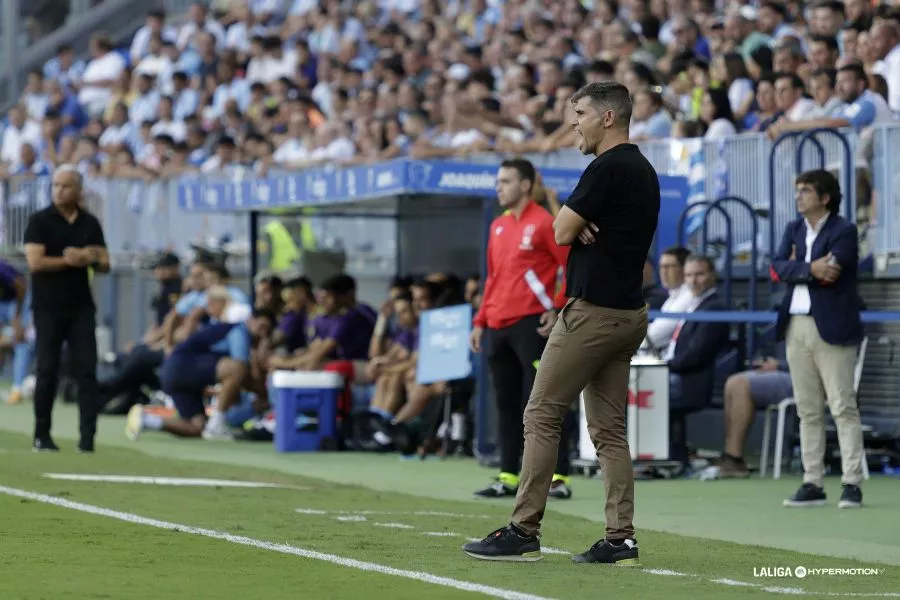 Antonio Hidalgo en La Rosaleda