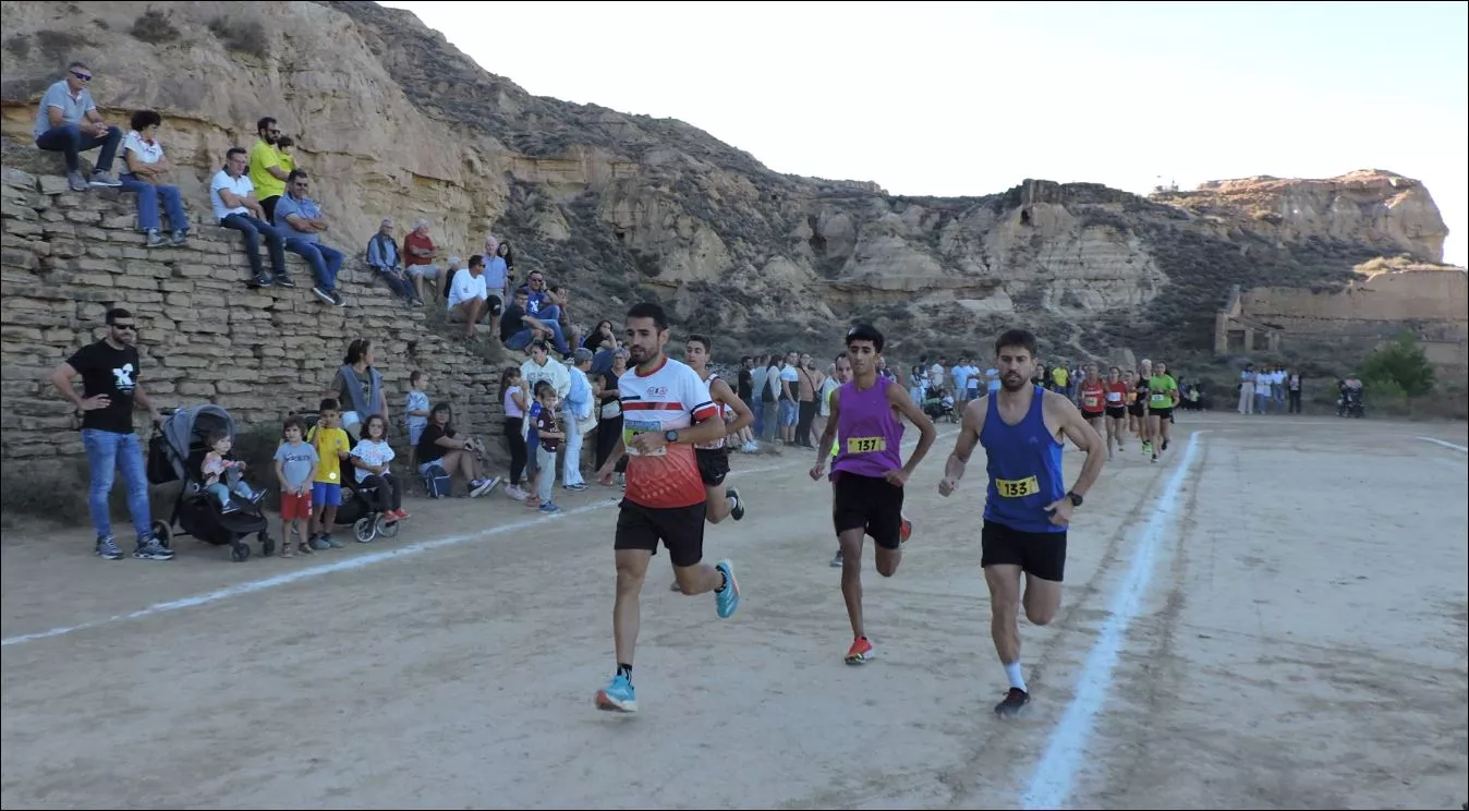Francisco Javier Mariño, Jehad Janati y Armando García encabezando la prueba