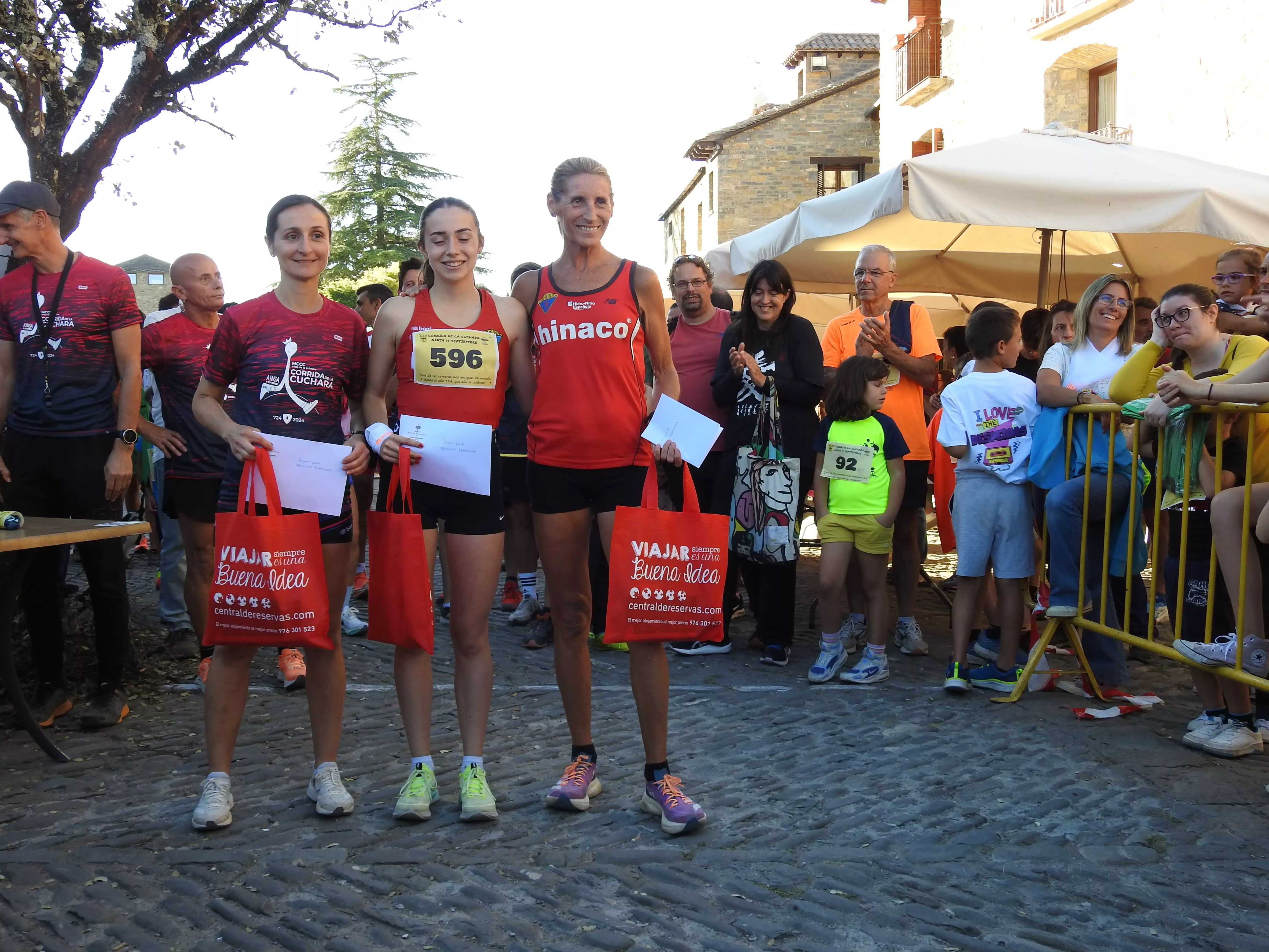 Tres primeras clasificadas