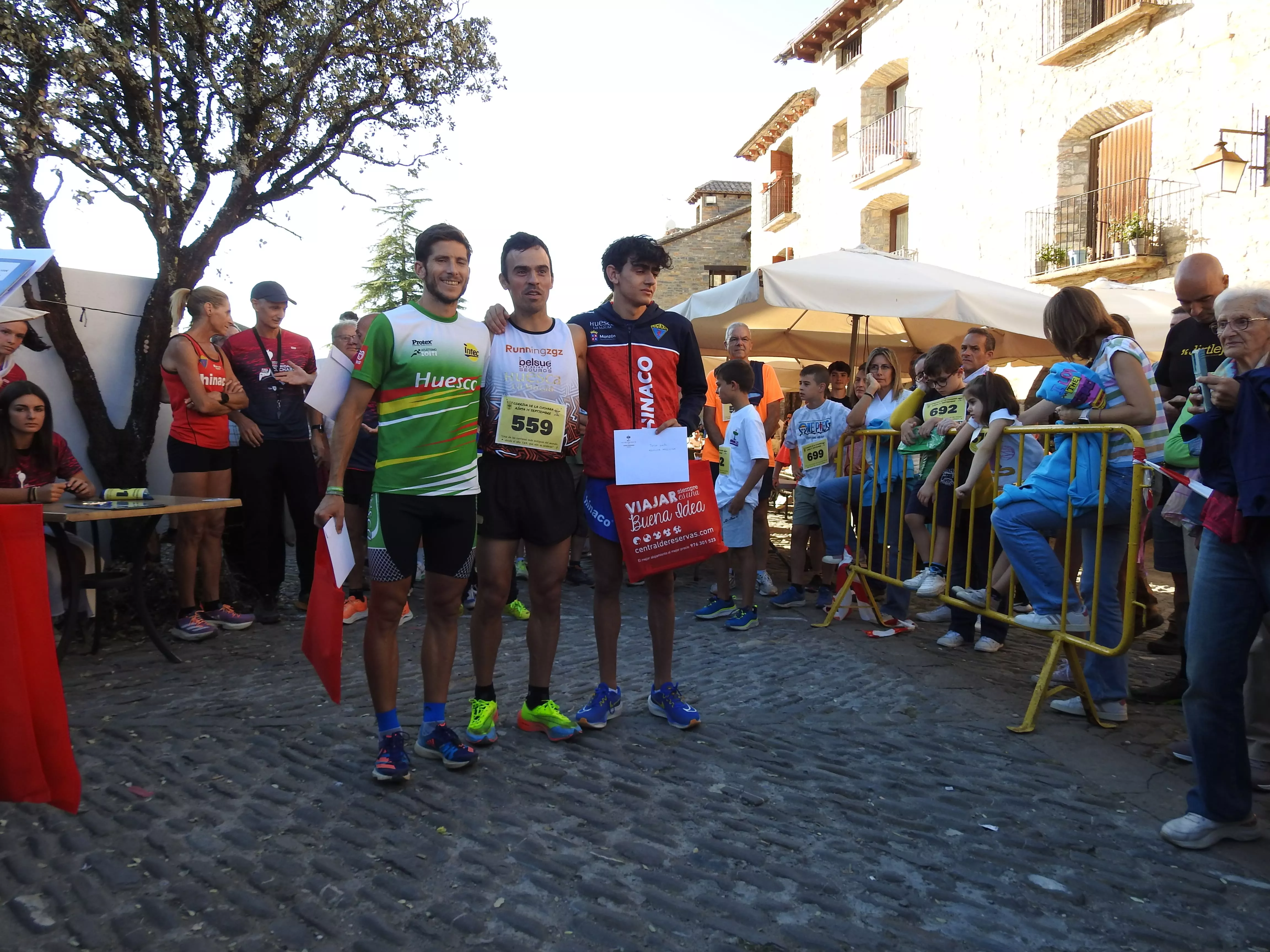 Tres primeros clasificados